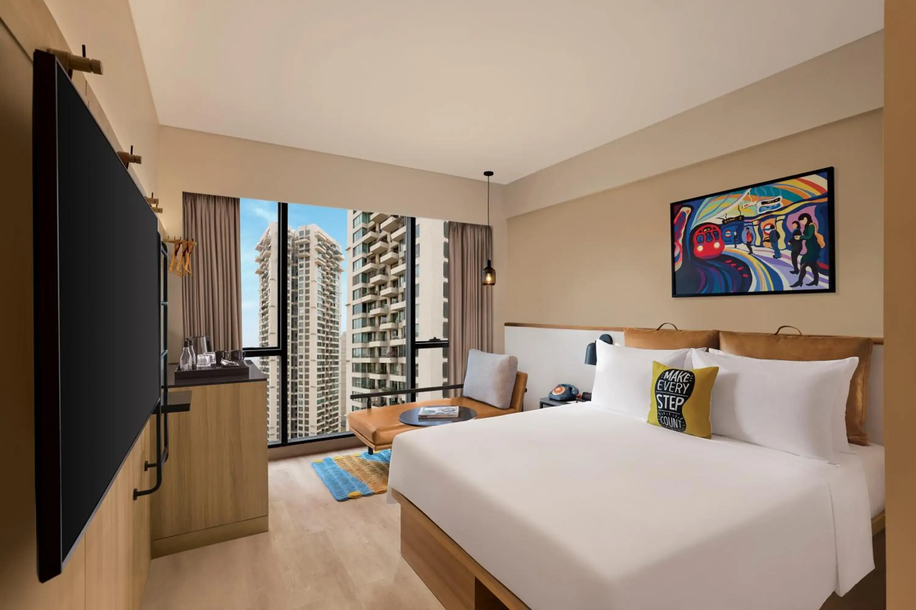 Moxy High Queen Room in Moxy Mumbai Andheri West Moxy High Queen Room in Moxy Mumbai Andheri West