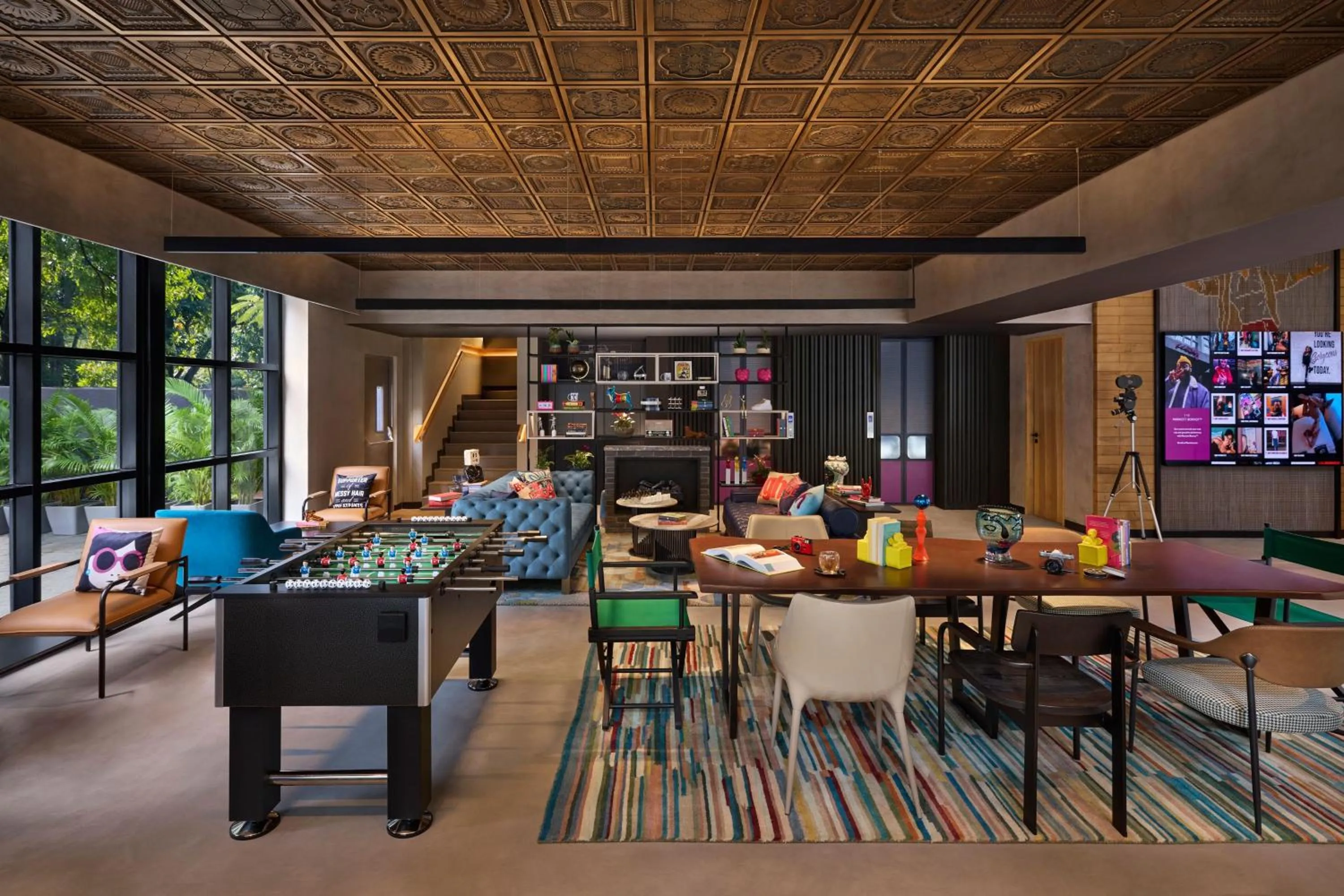 Lounge or bar in Moxy Mumbai Andheri West