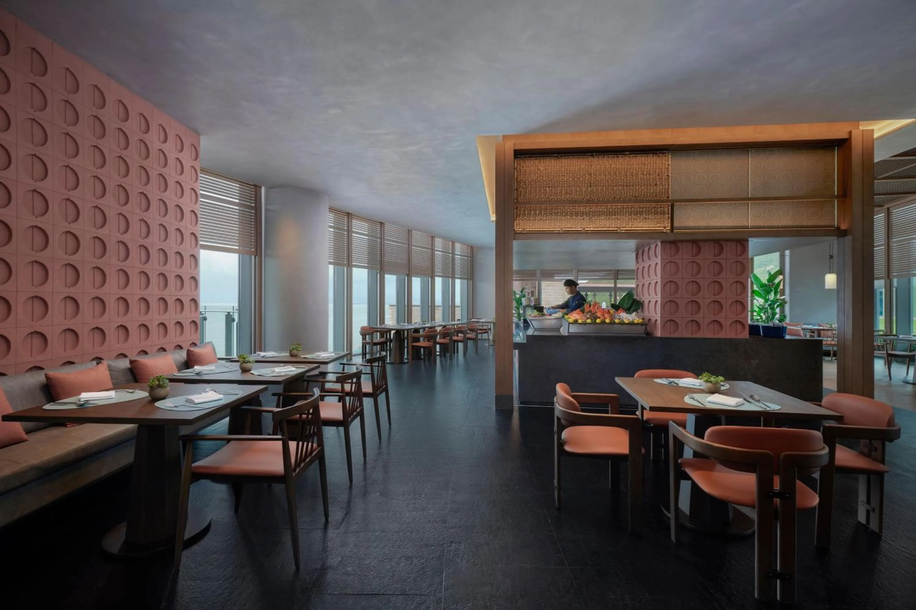 Kitchen or kitchenette in Zhuhai Dong'ao Island Marriott Resort and Spa