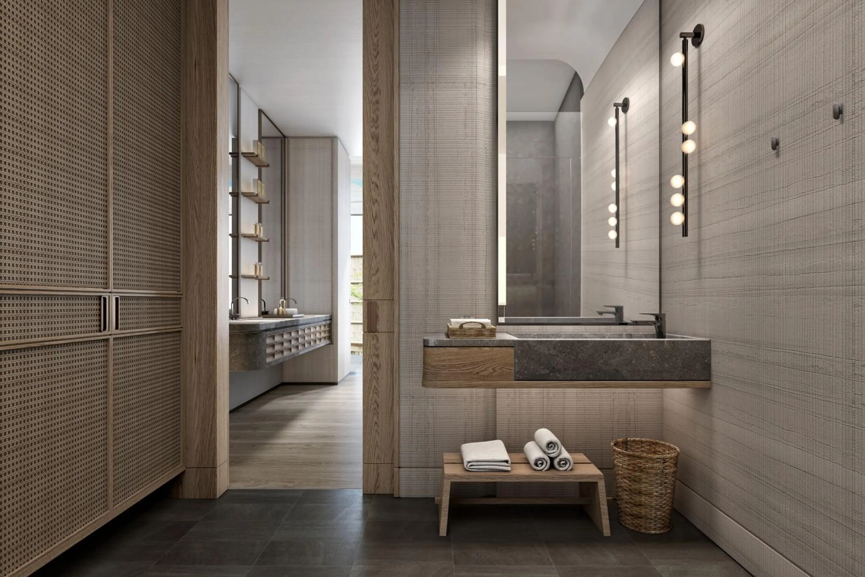 Bathroom in Zhuhai Dong'ao Island Marriott Resort and Spa