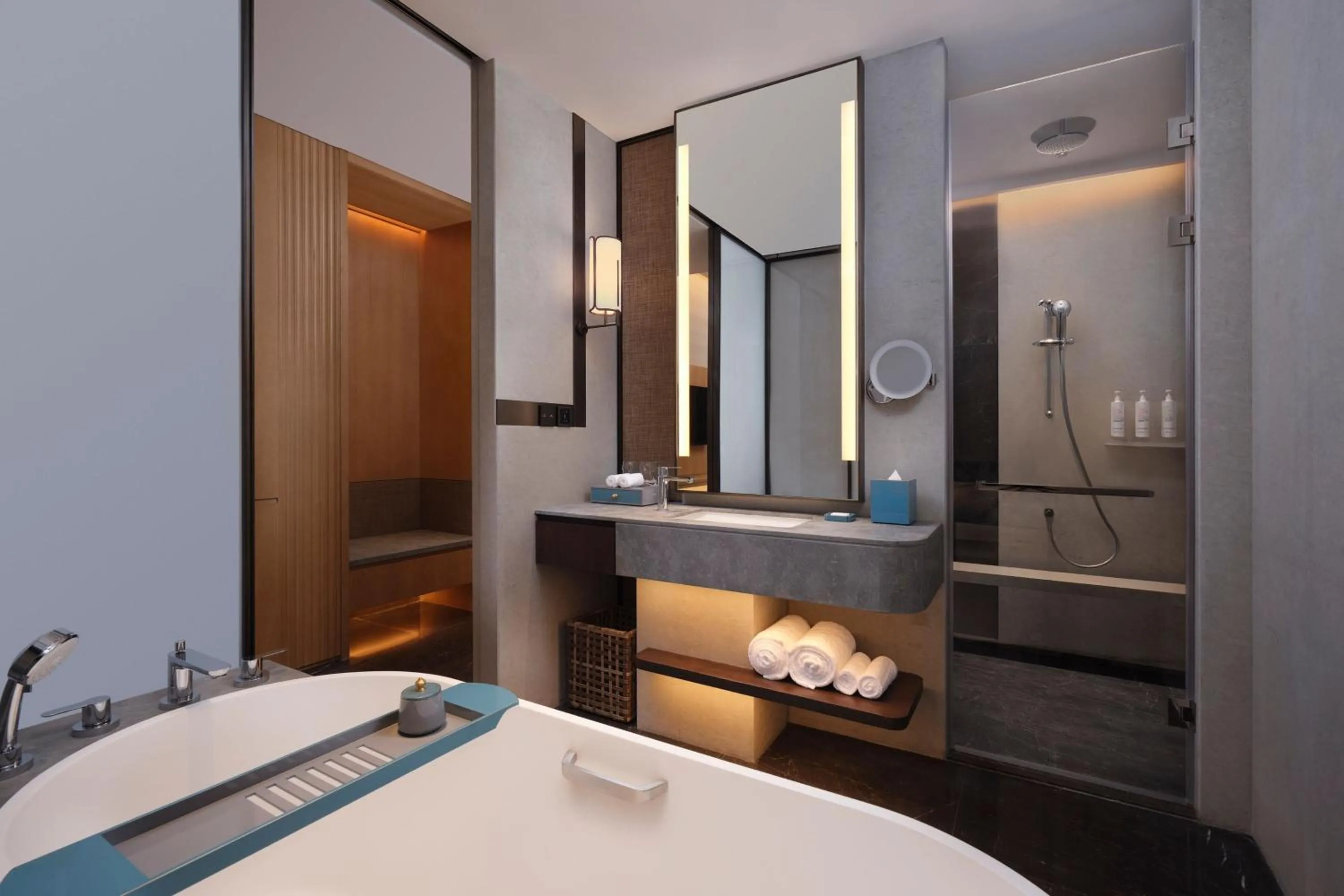 Bathroom in Zhuhai Dong'ao Island Marriott Resort and Spa