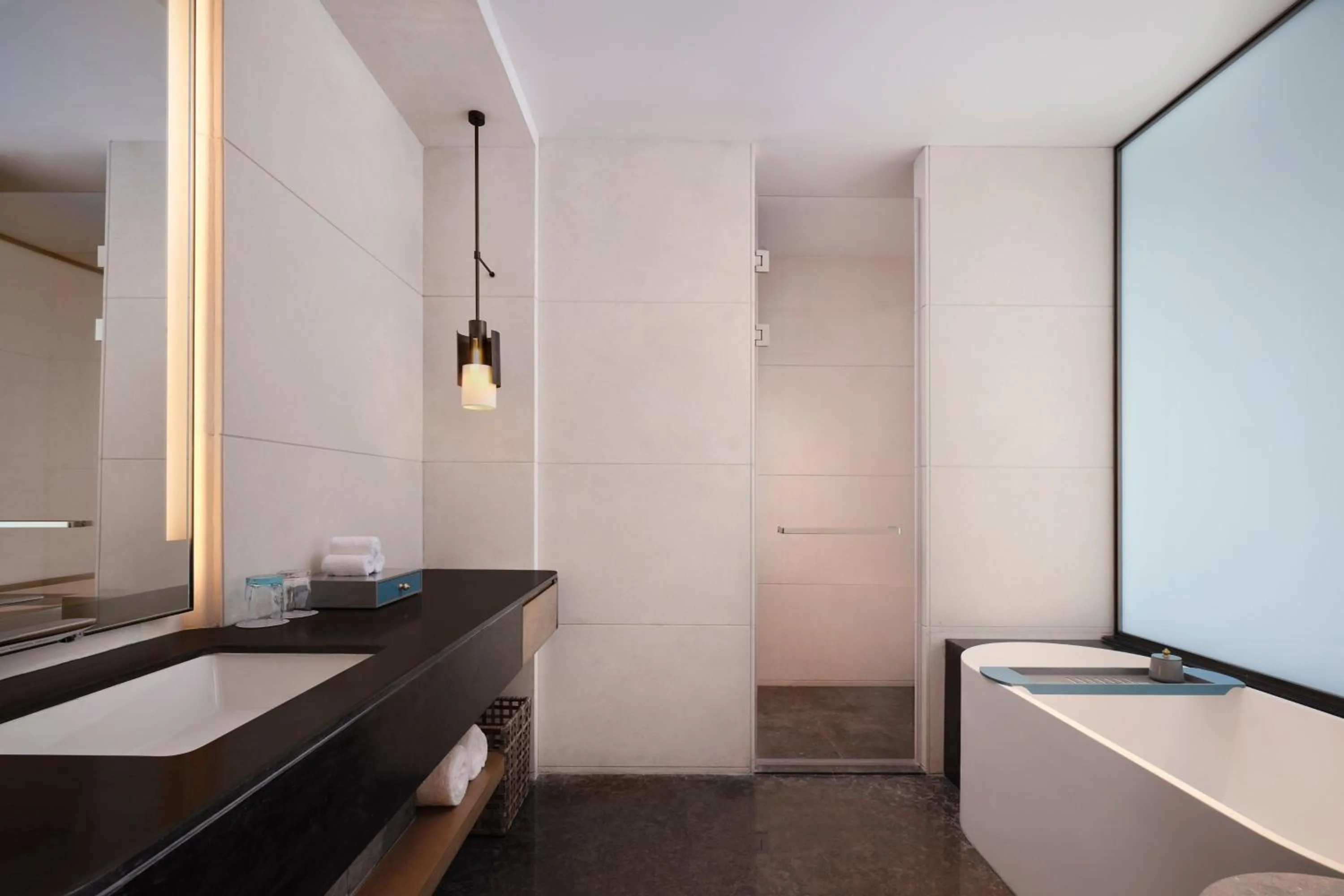 Bathroom in Zhuhai Dong'ao Island Marriott Resort and Spa