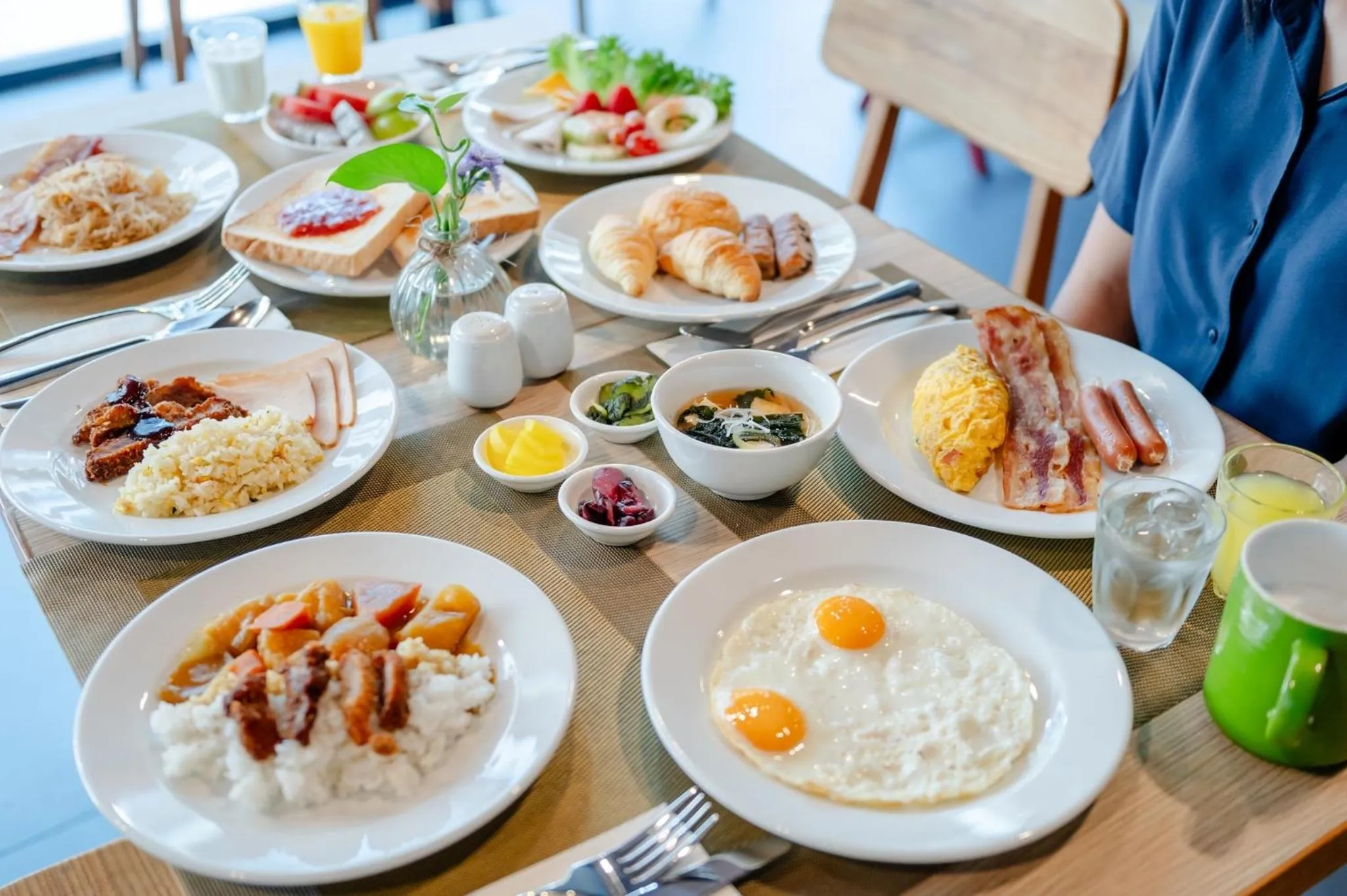 Breakfast in Citadines Grand Central Sri Racha