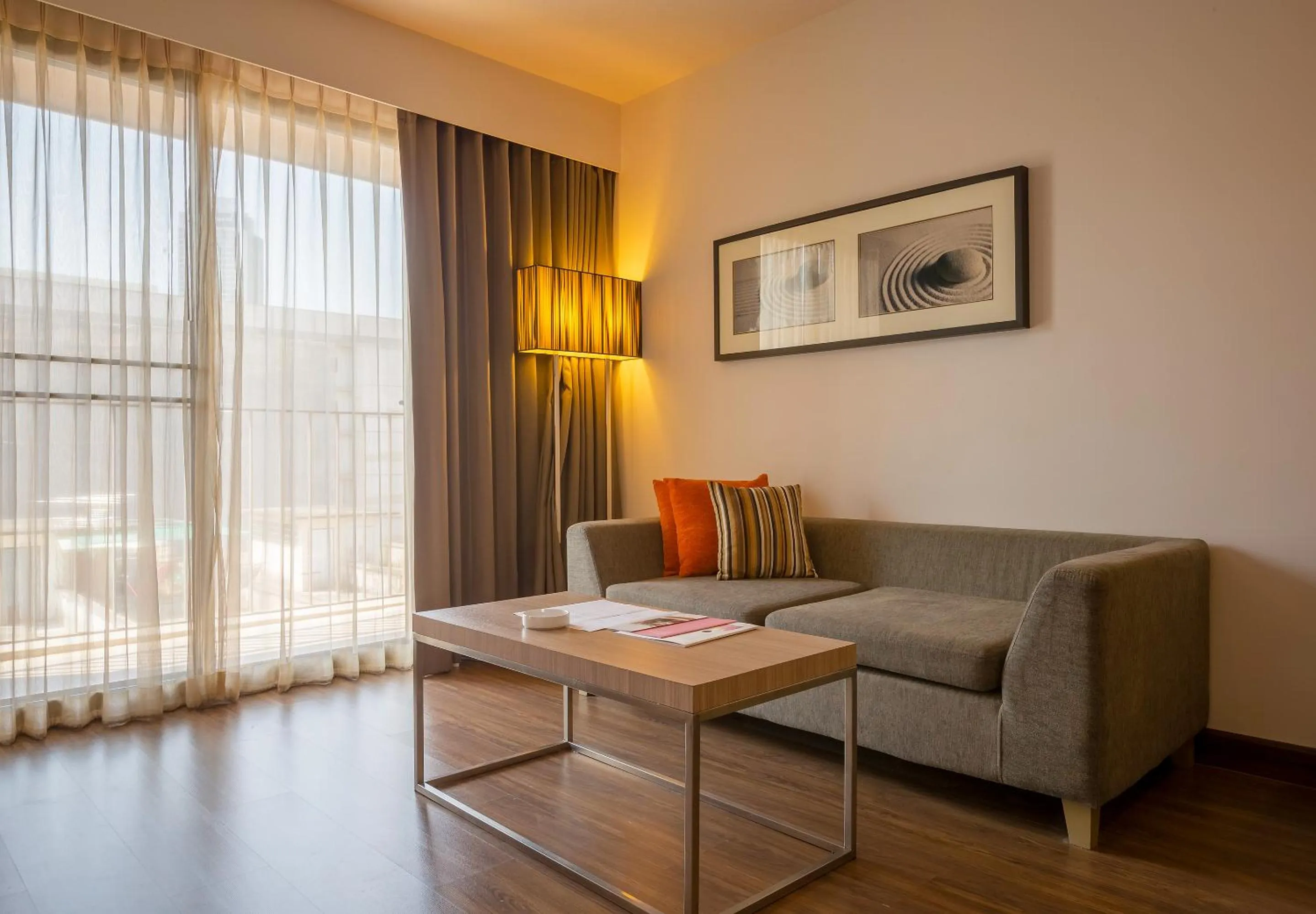 Living room in Citadines Grand Central Sri Racha