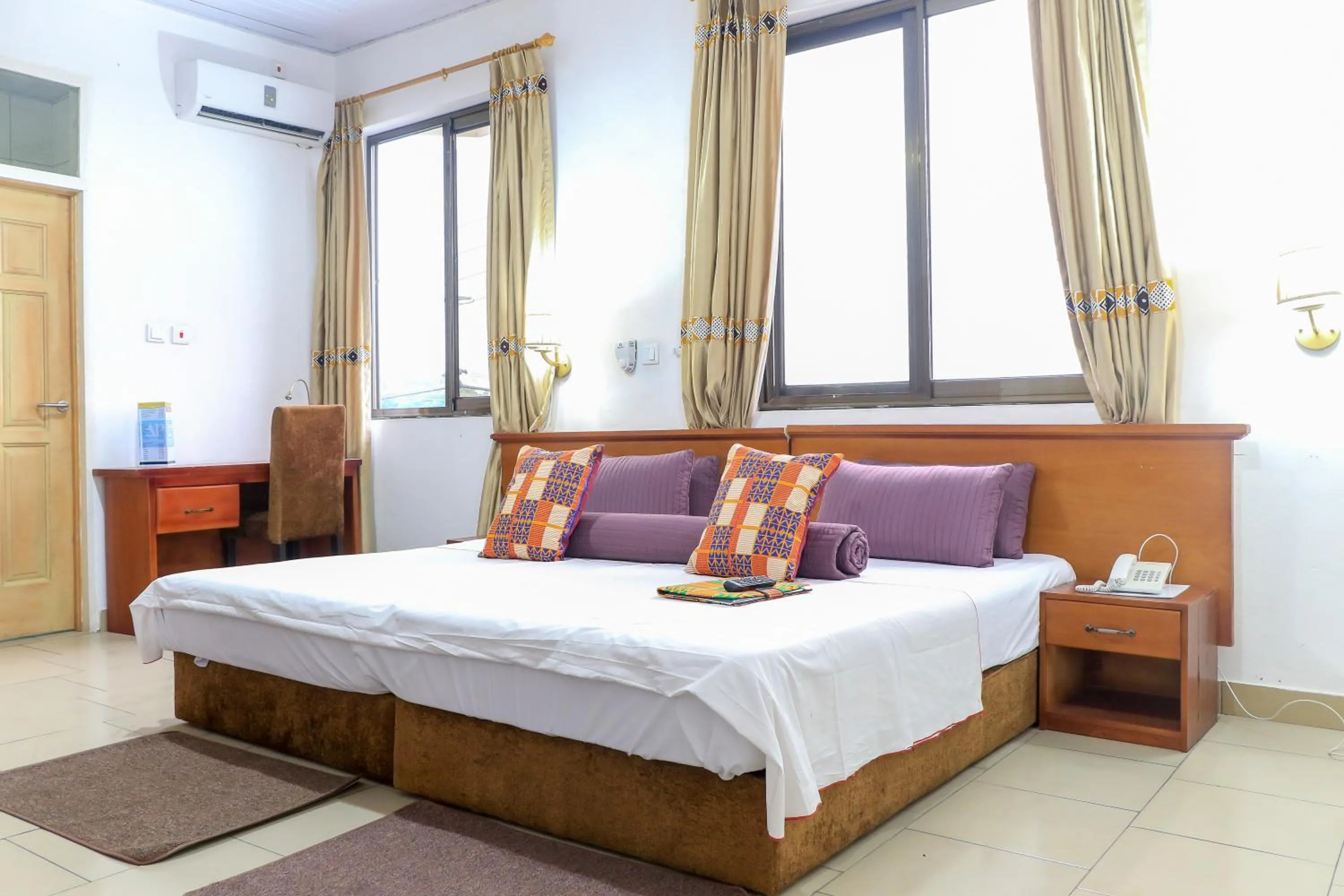 Bed in Asantewaa Premier Hotel