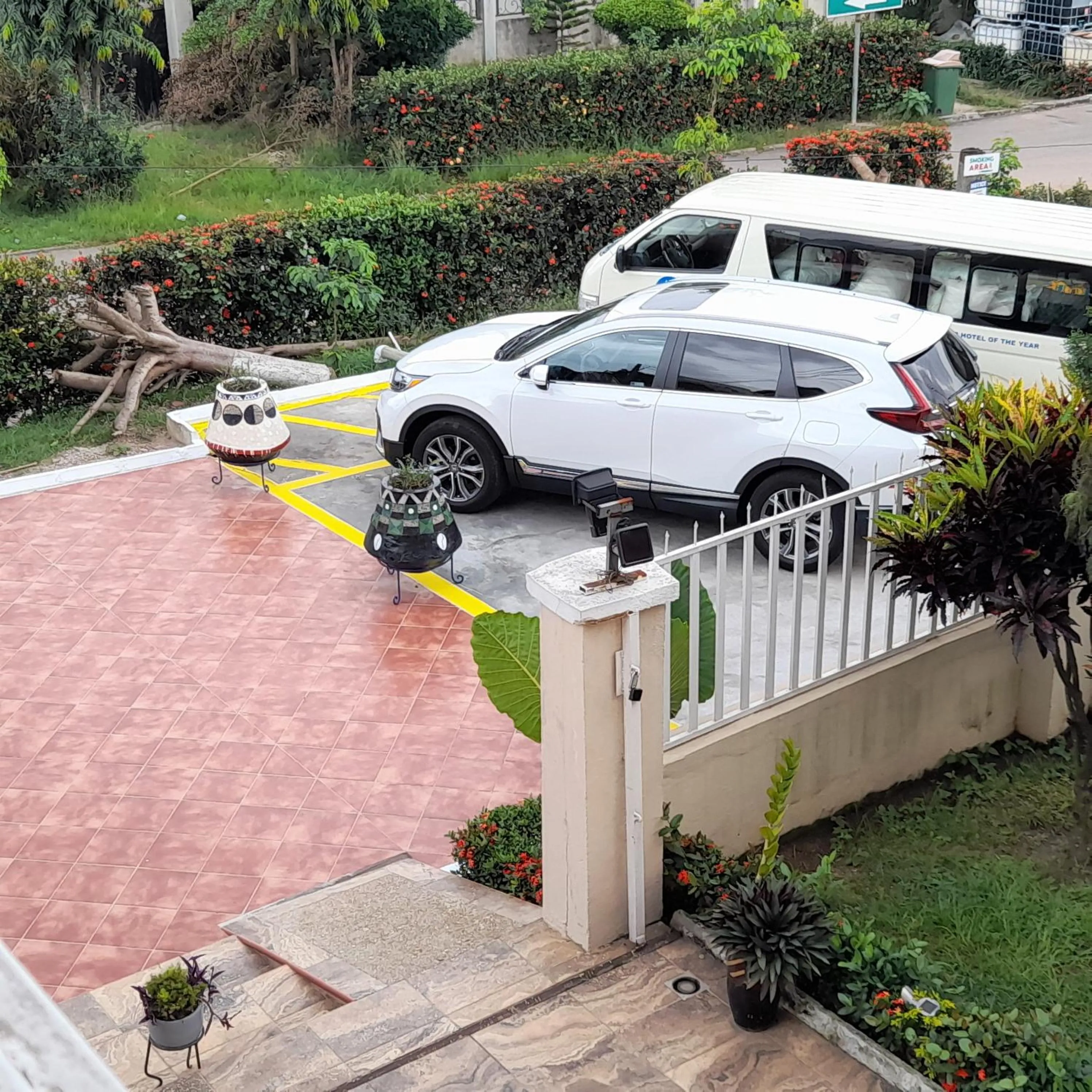 Parking in Asantewaa Premier Hotel