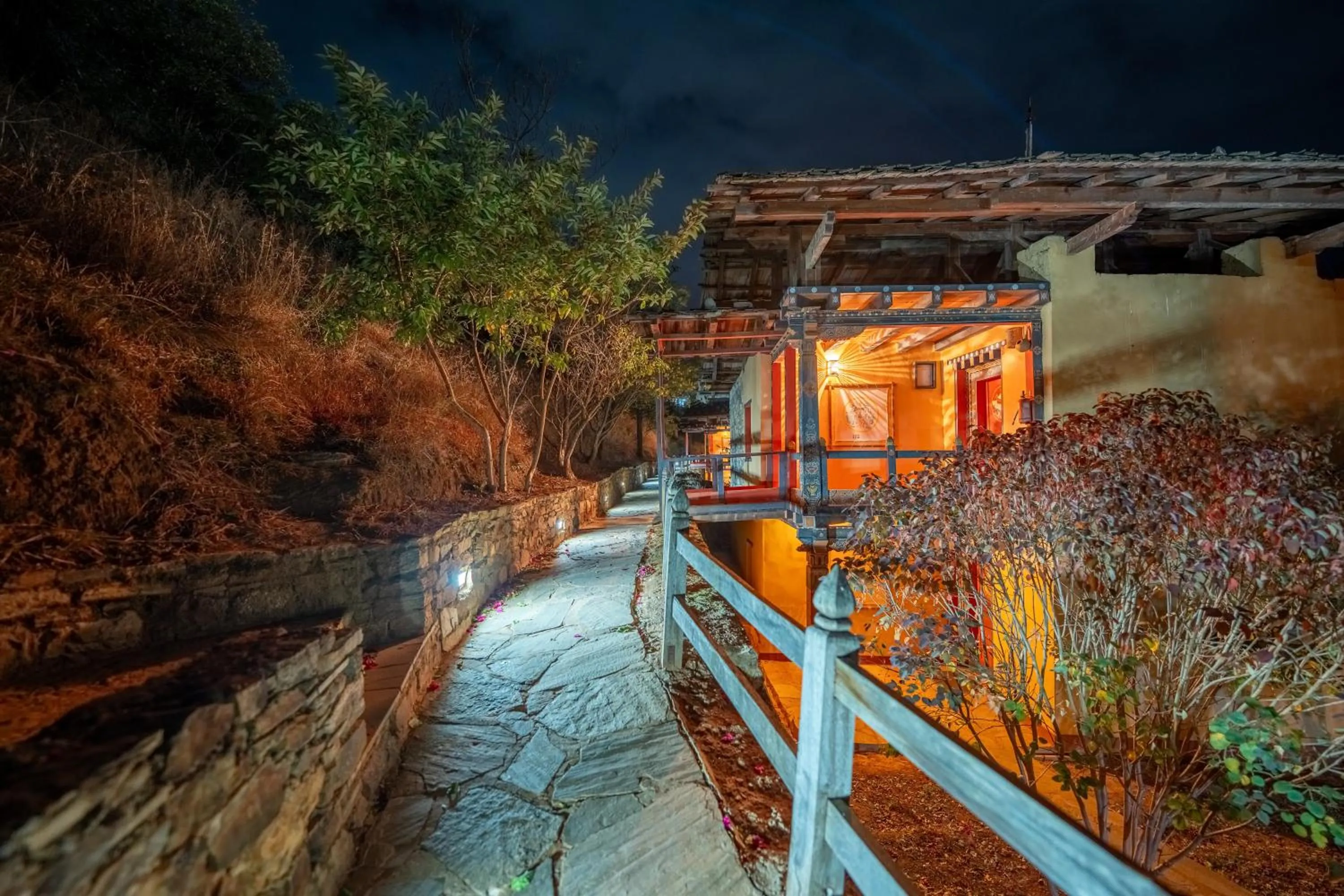 Facade/entrance in Wangdue Ecolodge