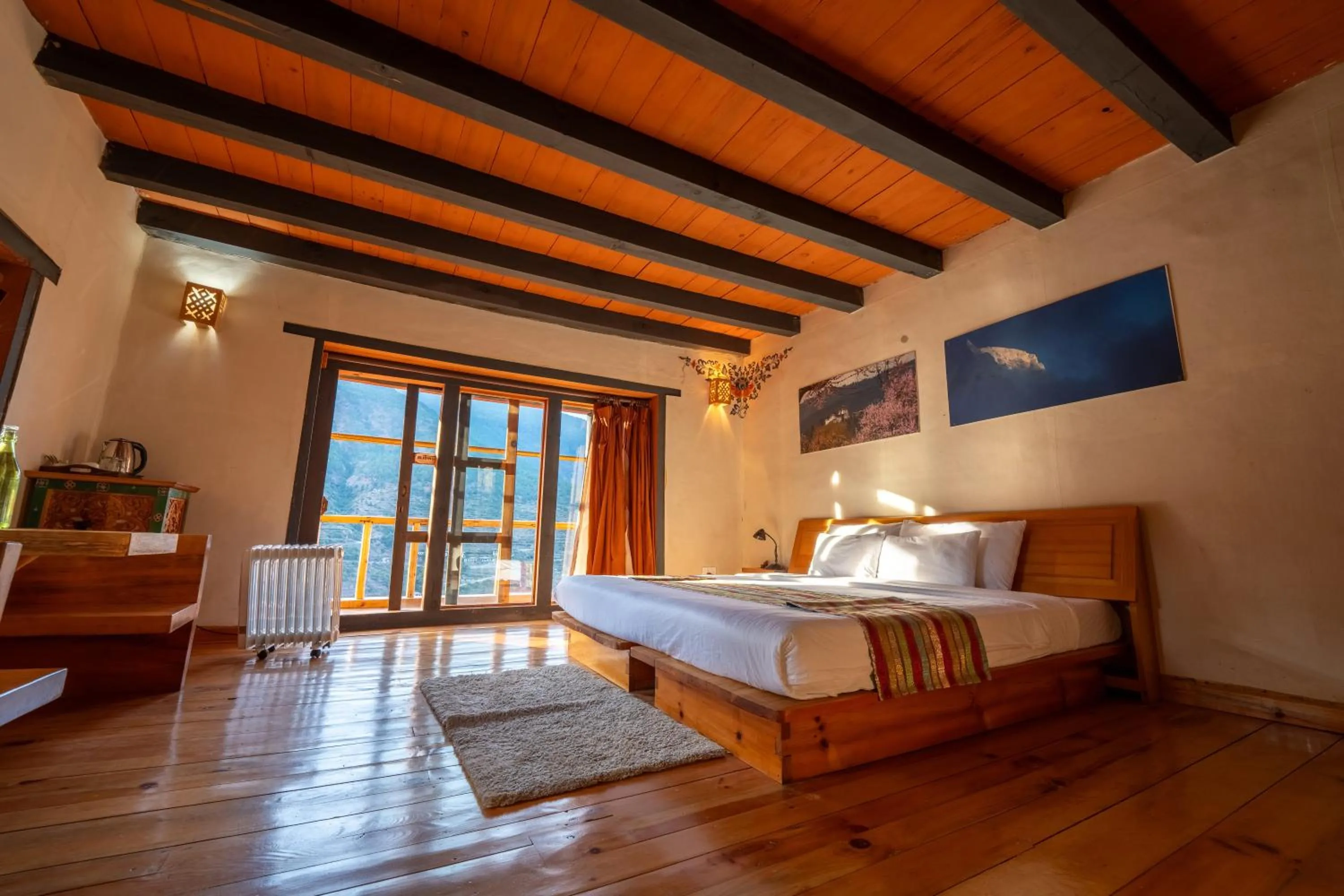 Bedroom, Bed in Wangdue Ecolodge