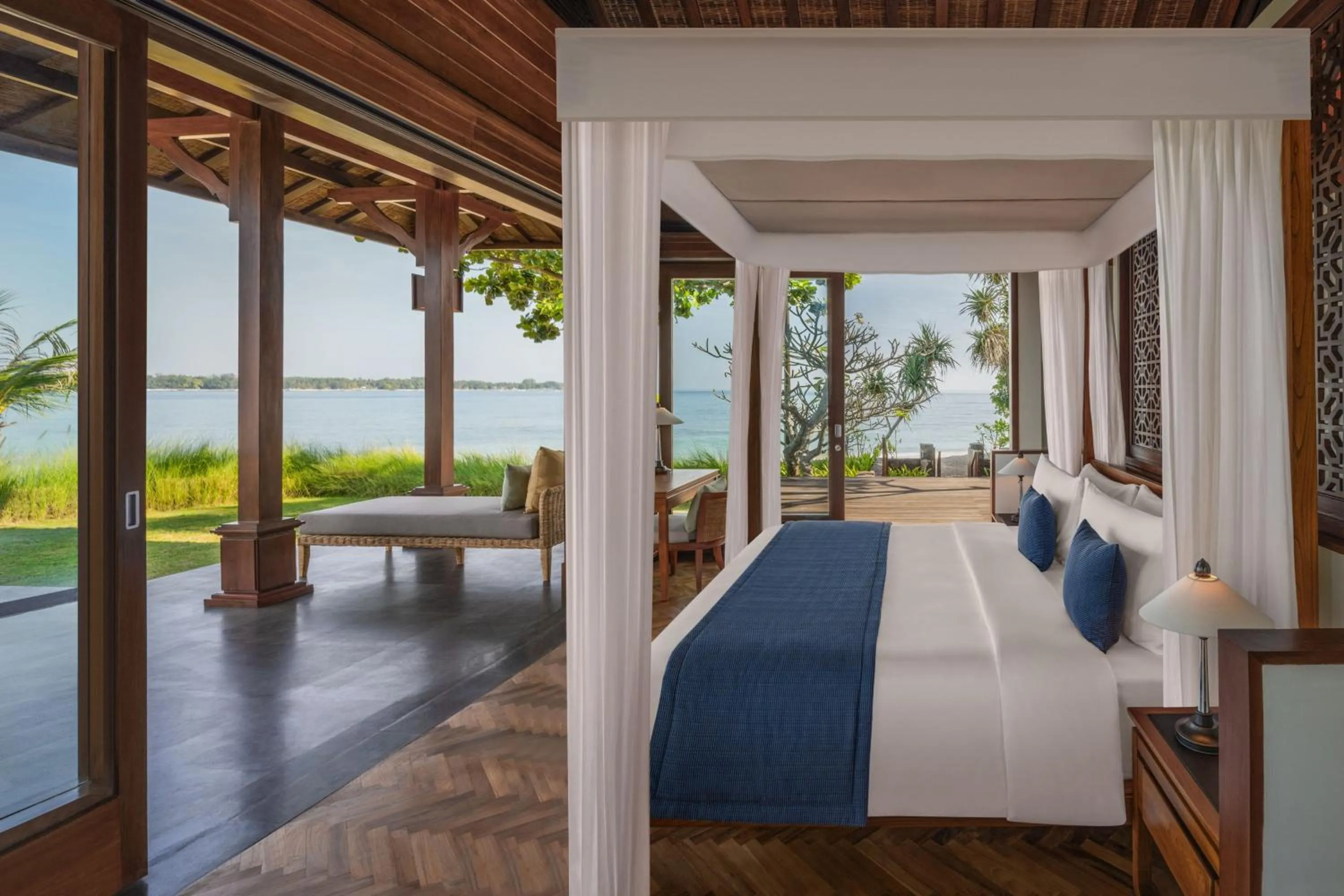 Beach, Bed in The Sira, a Luxury Collection Resort and Spa, Lombok