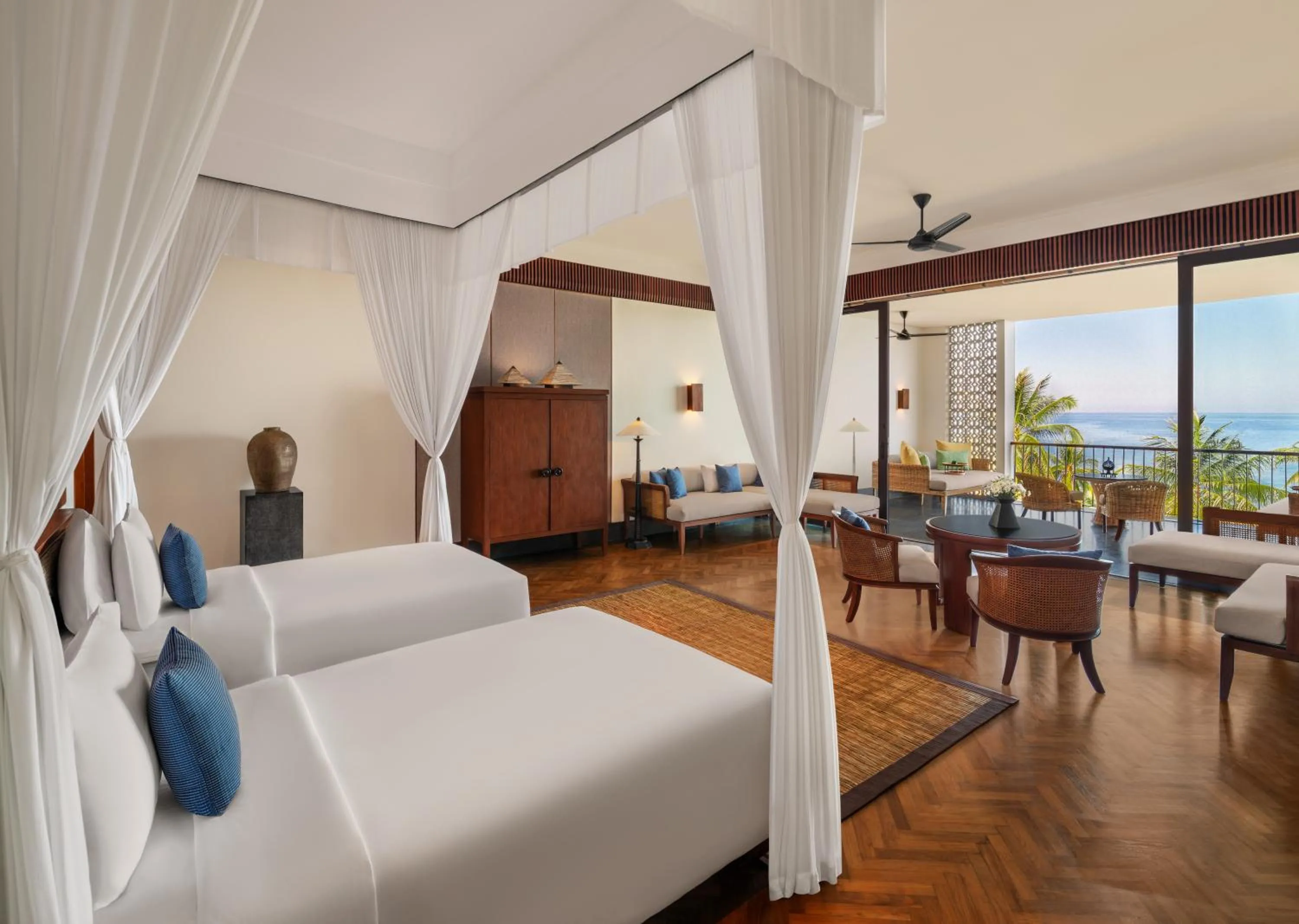 Bed in The Sira, a Luxury Collection Resort and Spa, Lombok