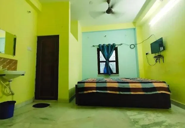 Bed in Amar priya guest house