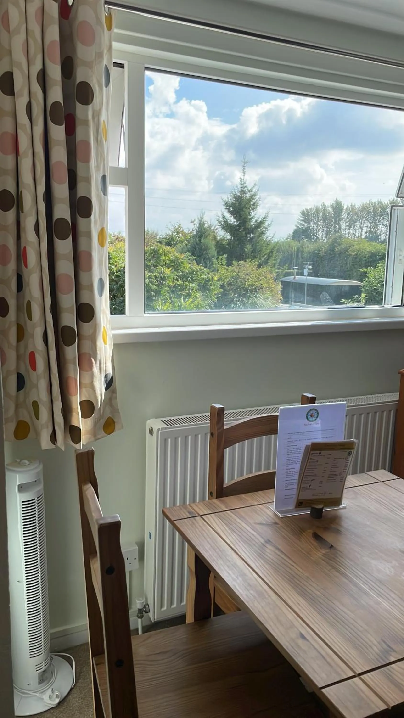 Seating area in Fourwinds B&B