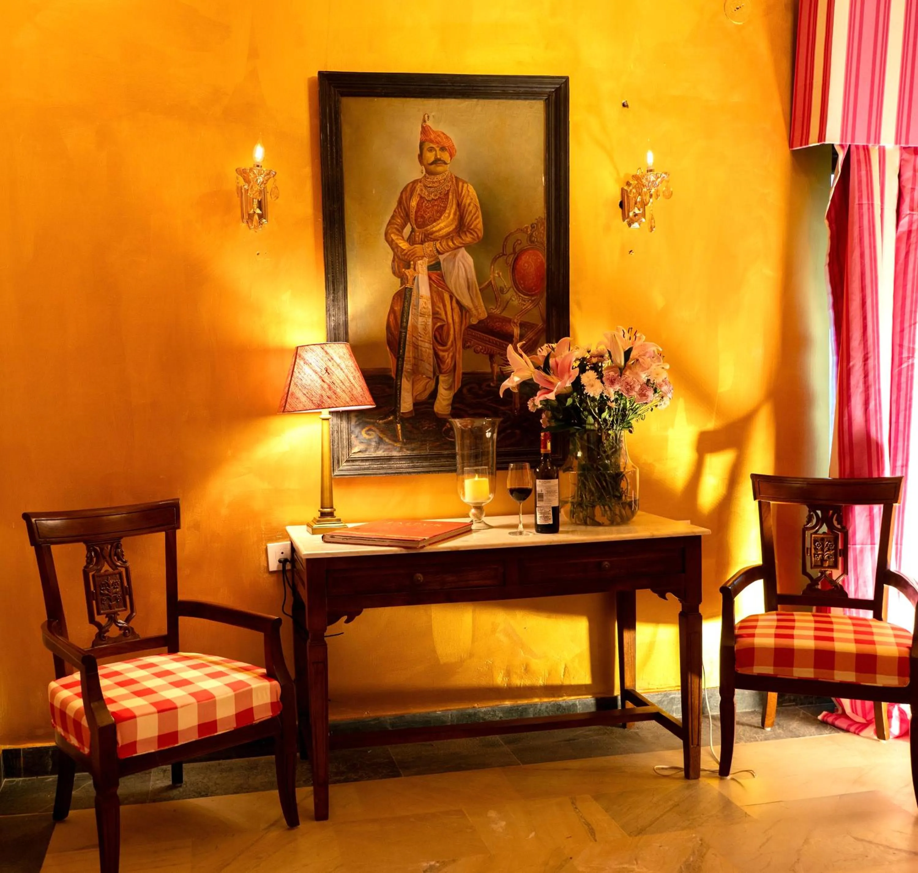 Seating area in Medieval Forts, Kalwar, Jaipur