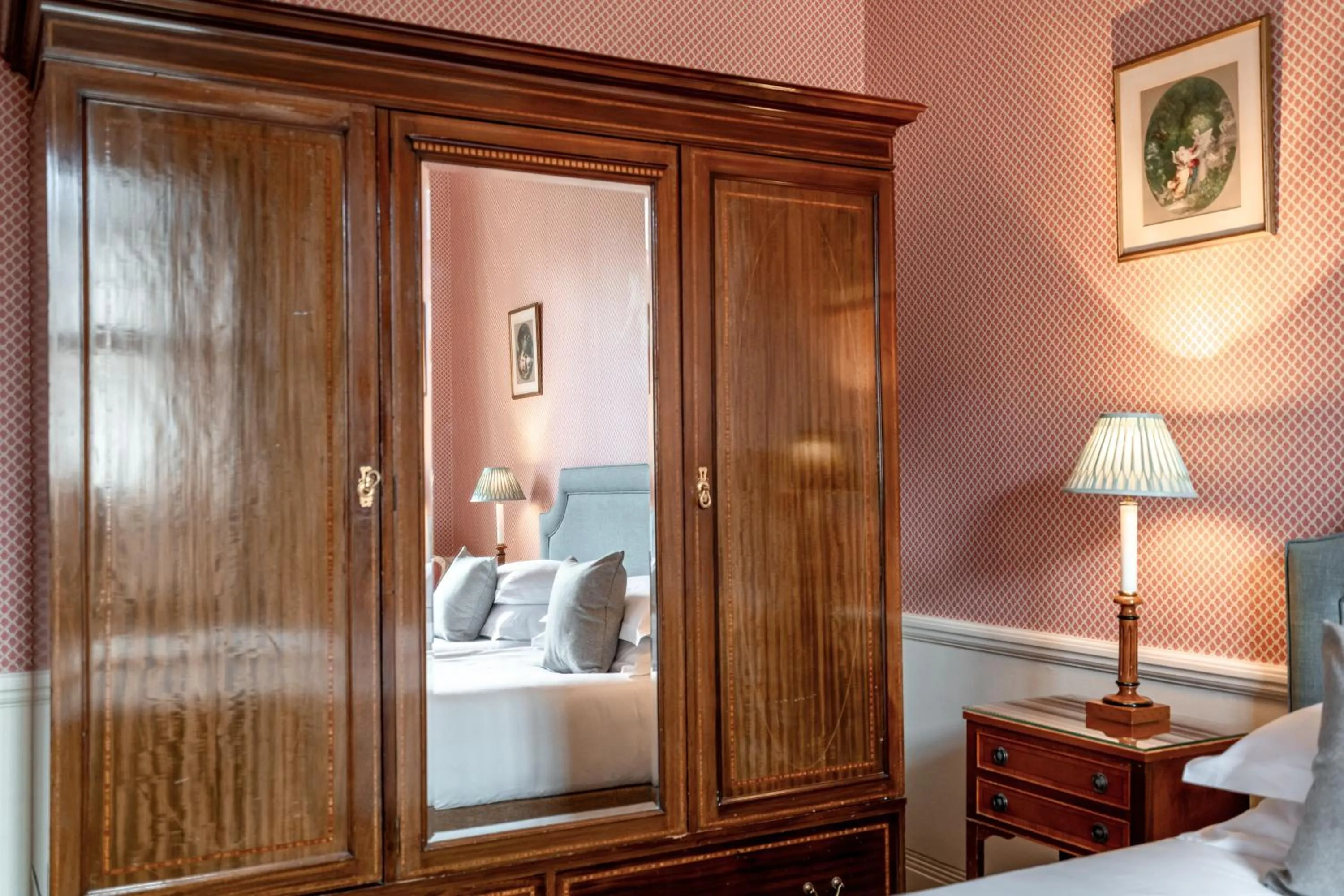 wardrobe, Bed in No1 The Mansions By Mansley