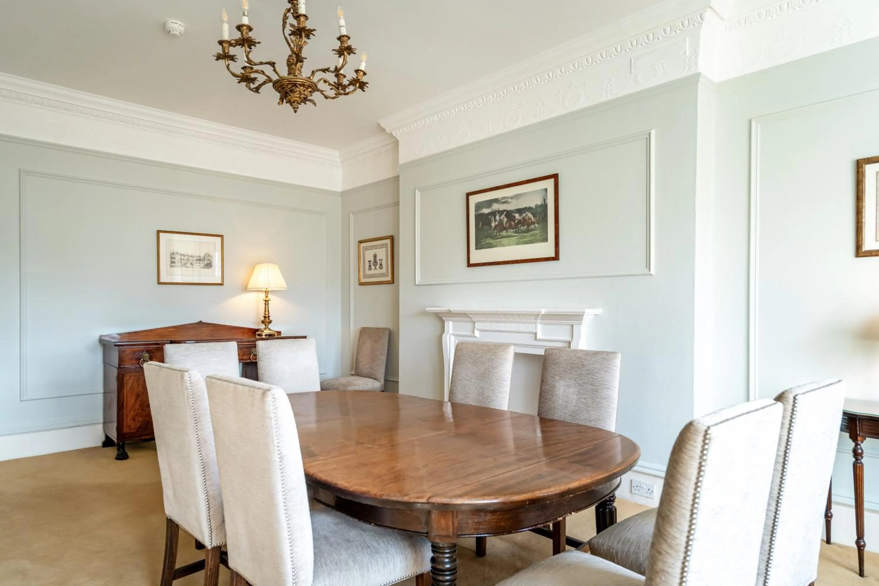 Dining area in No1 The Mansions By Mansley