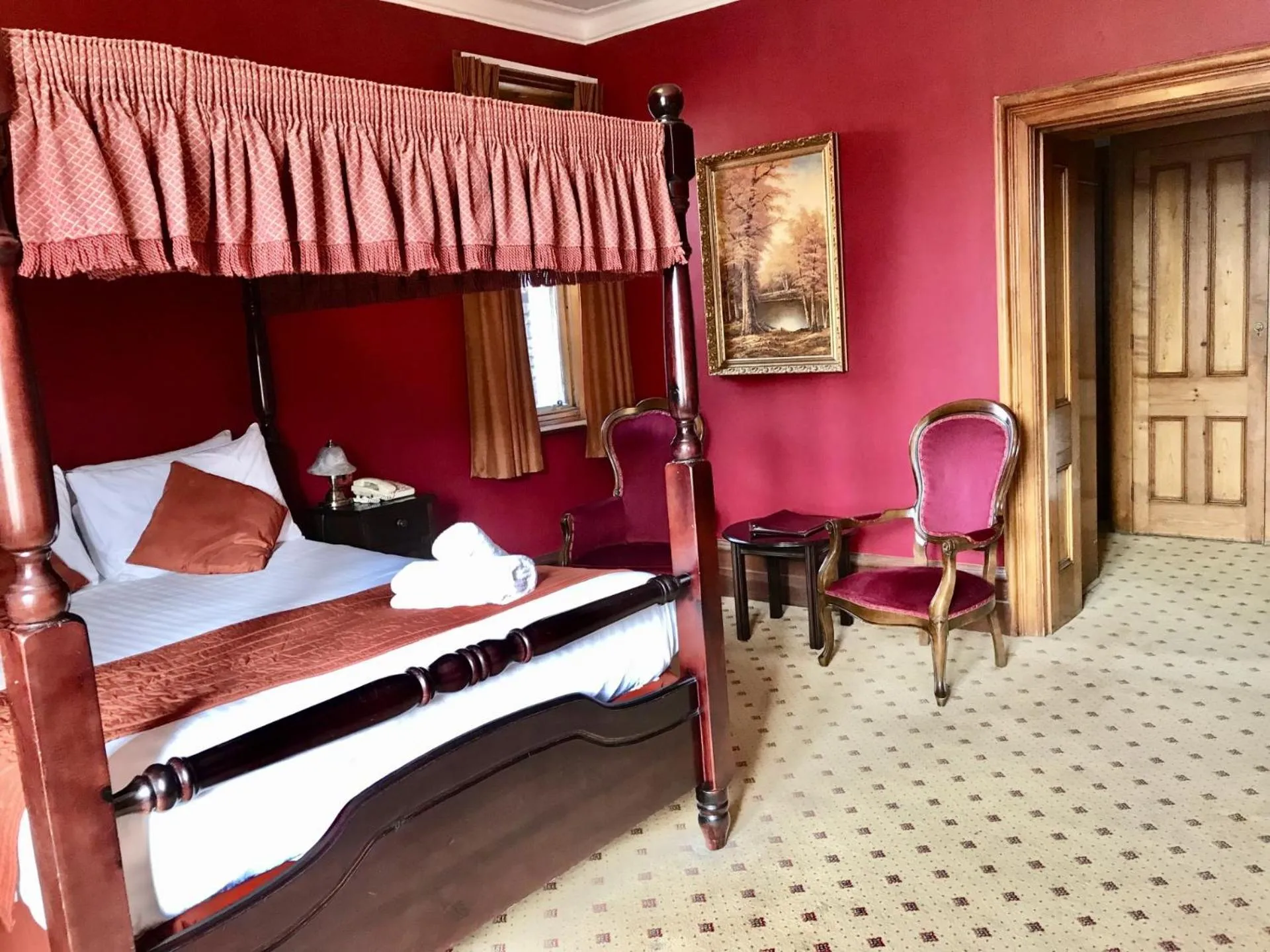 Bed in Purbeck House Hotel & Louisa Lodge