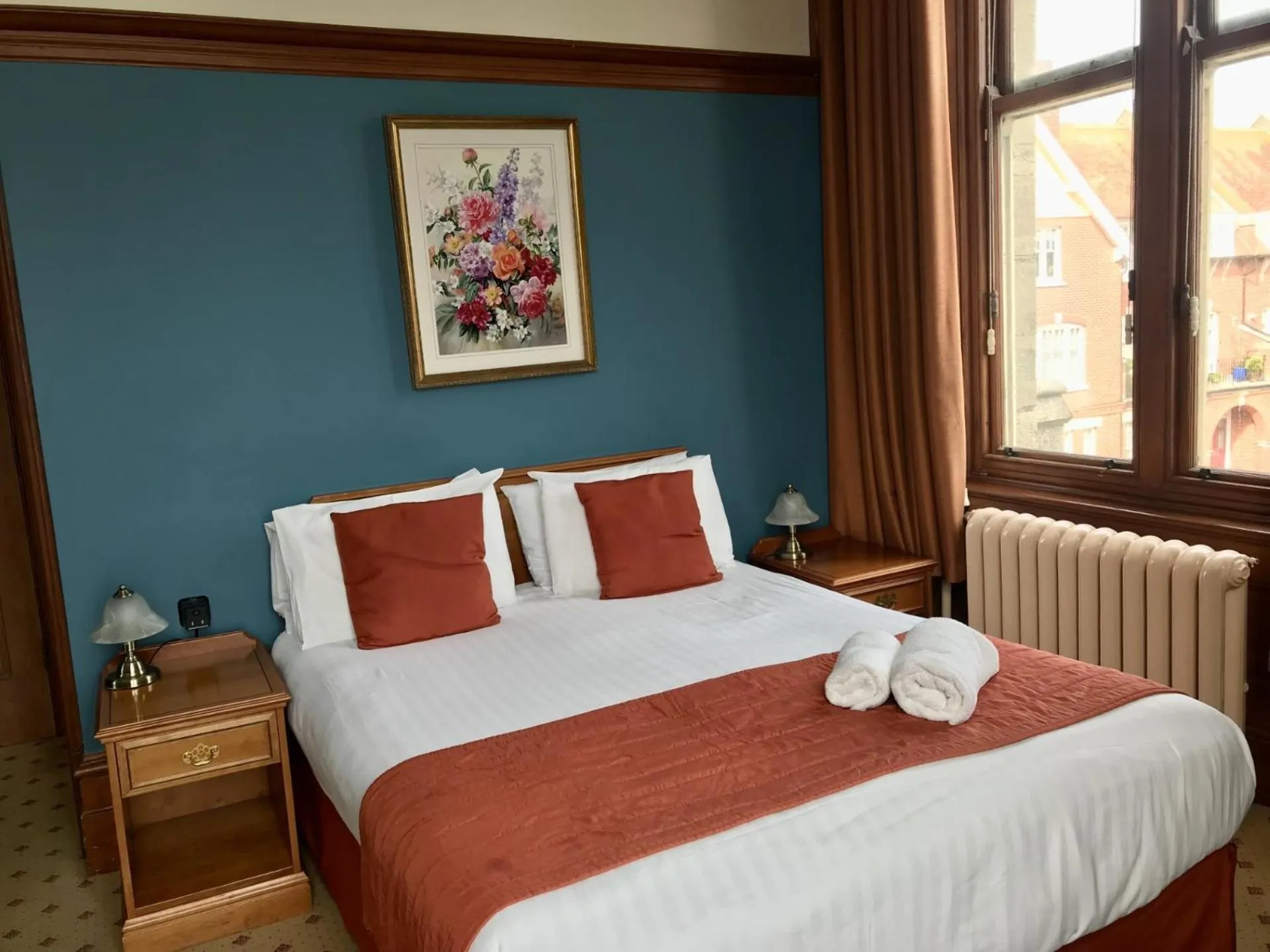 Bed in Purbeck House Hotel & Louisa Lodge
