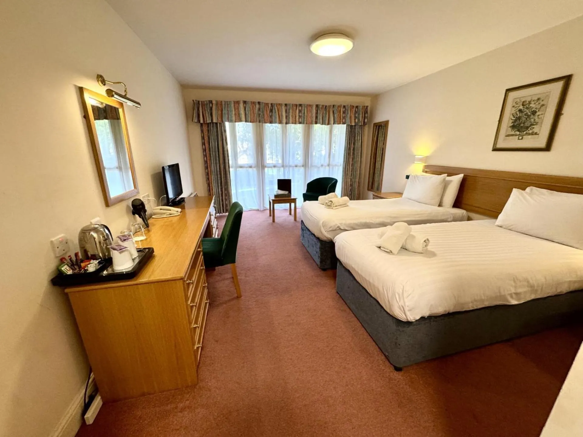 Bed in Purbeck House Hotel & Louisa Lodge