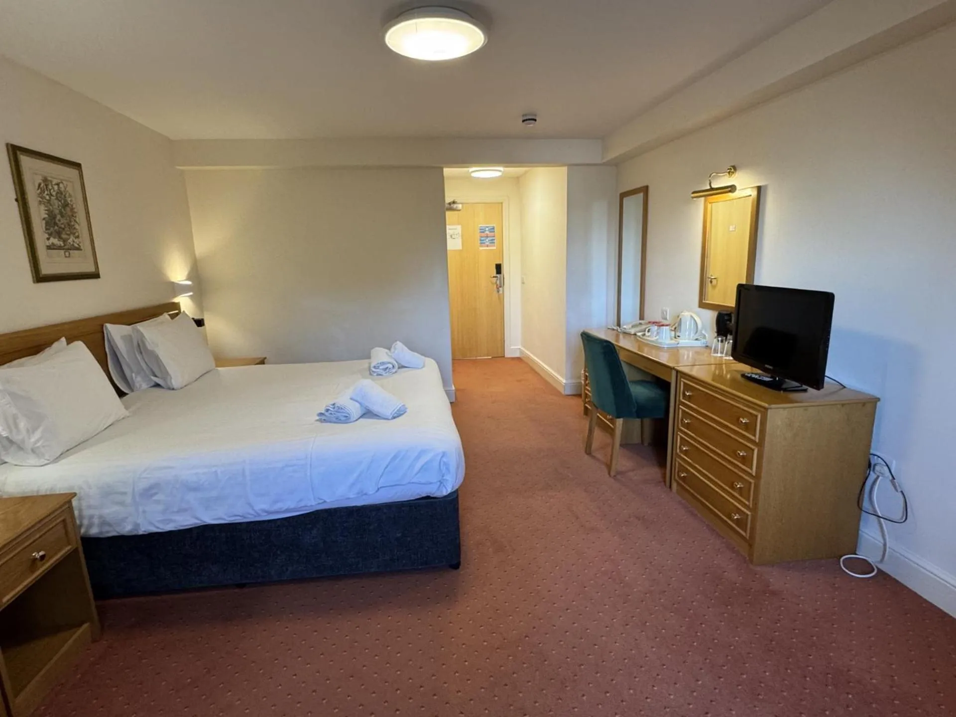 Bed in Purbeck House Hotel & Louisa Lodge