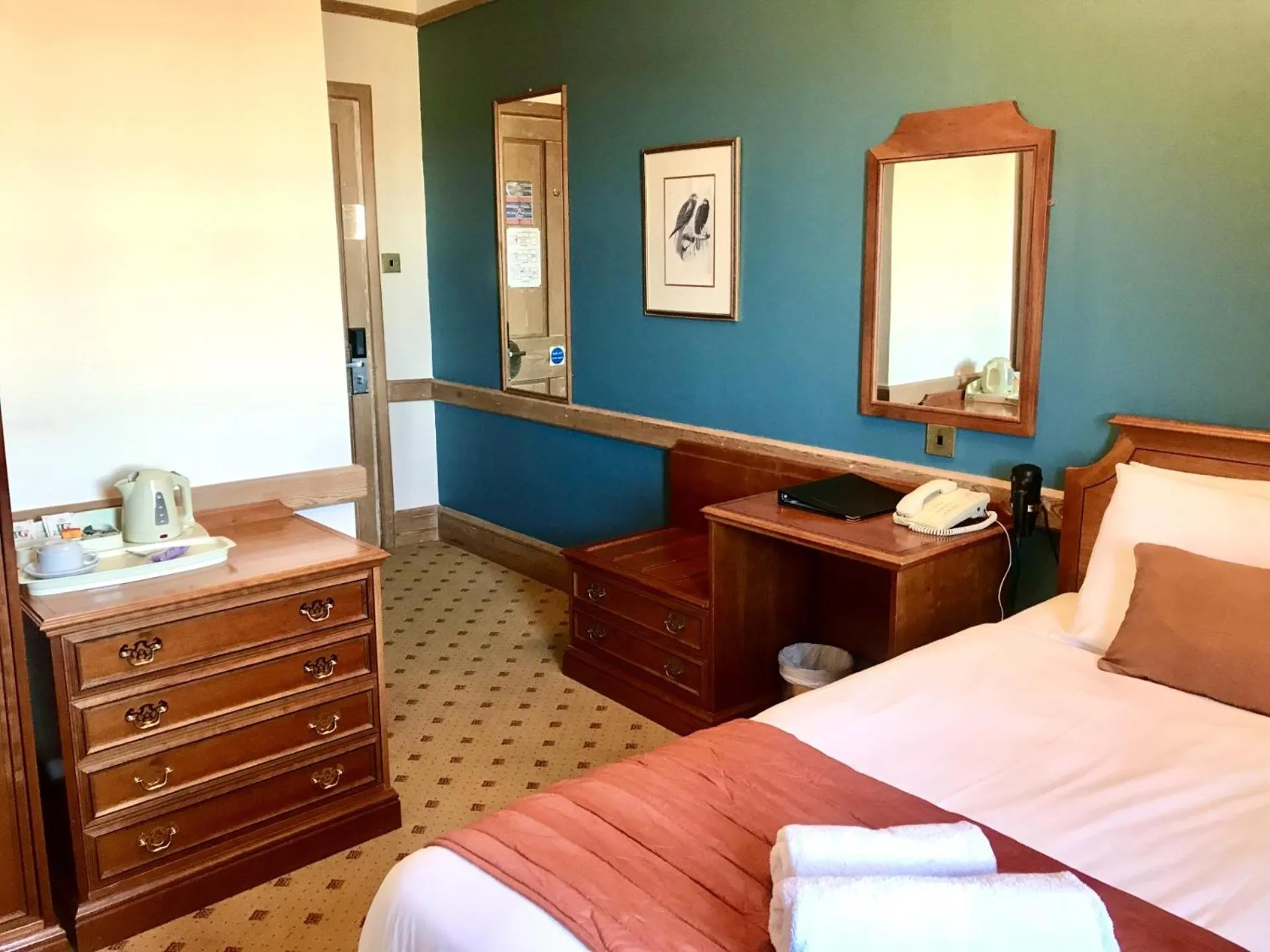 Bed in Purbeck House Hotel & Louisa Lodge