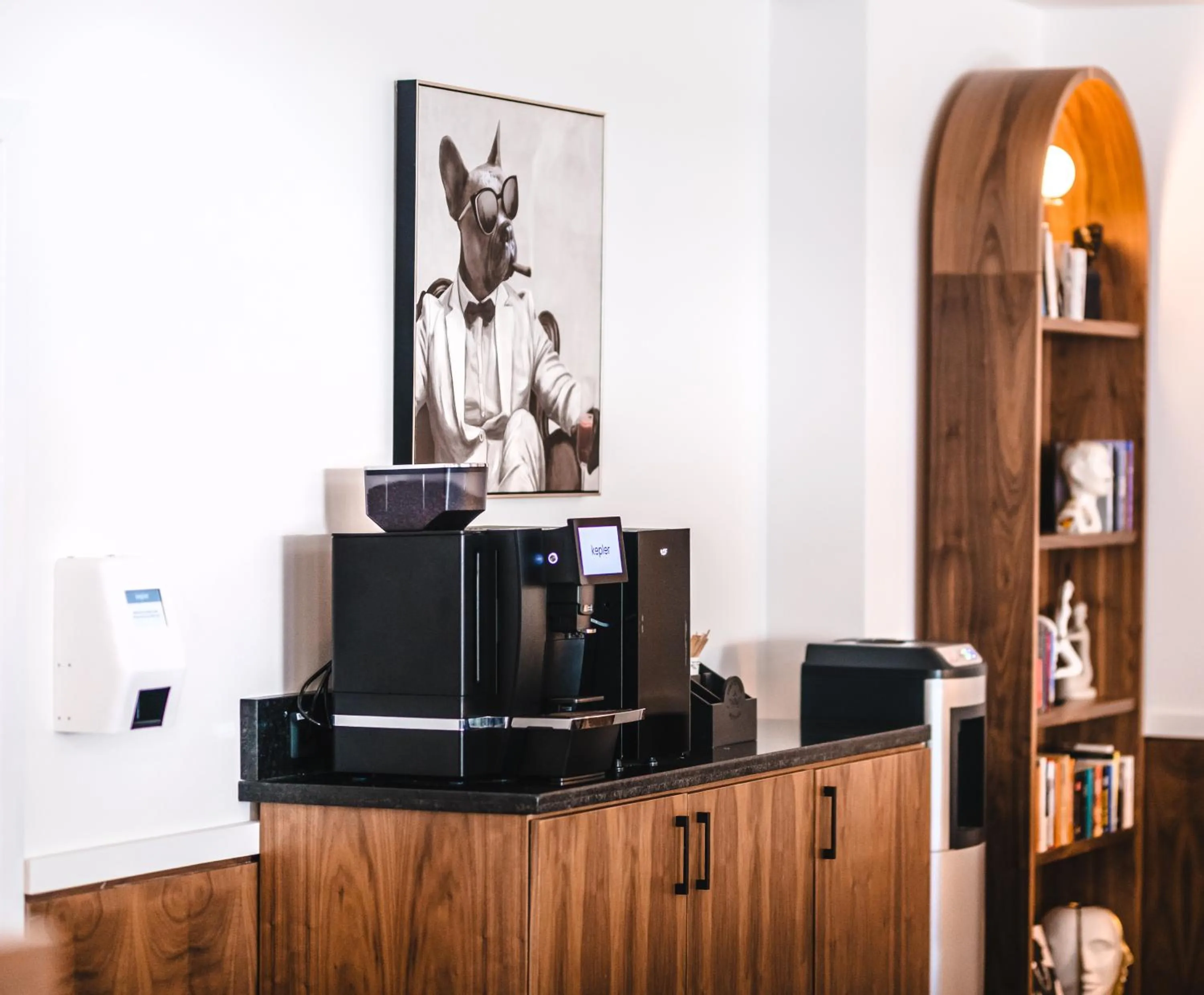 Coffee/tea facilities in Kepler Club Riga Airport Hotel - Landside Public Area