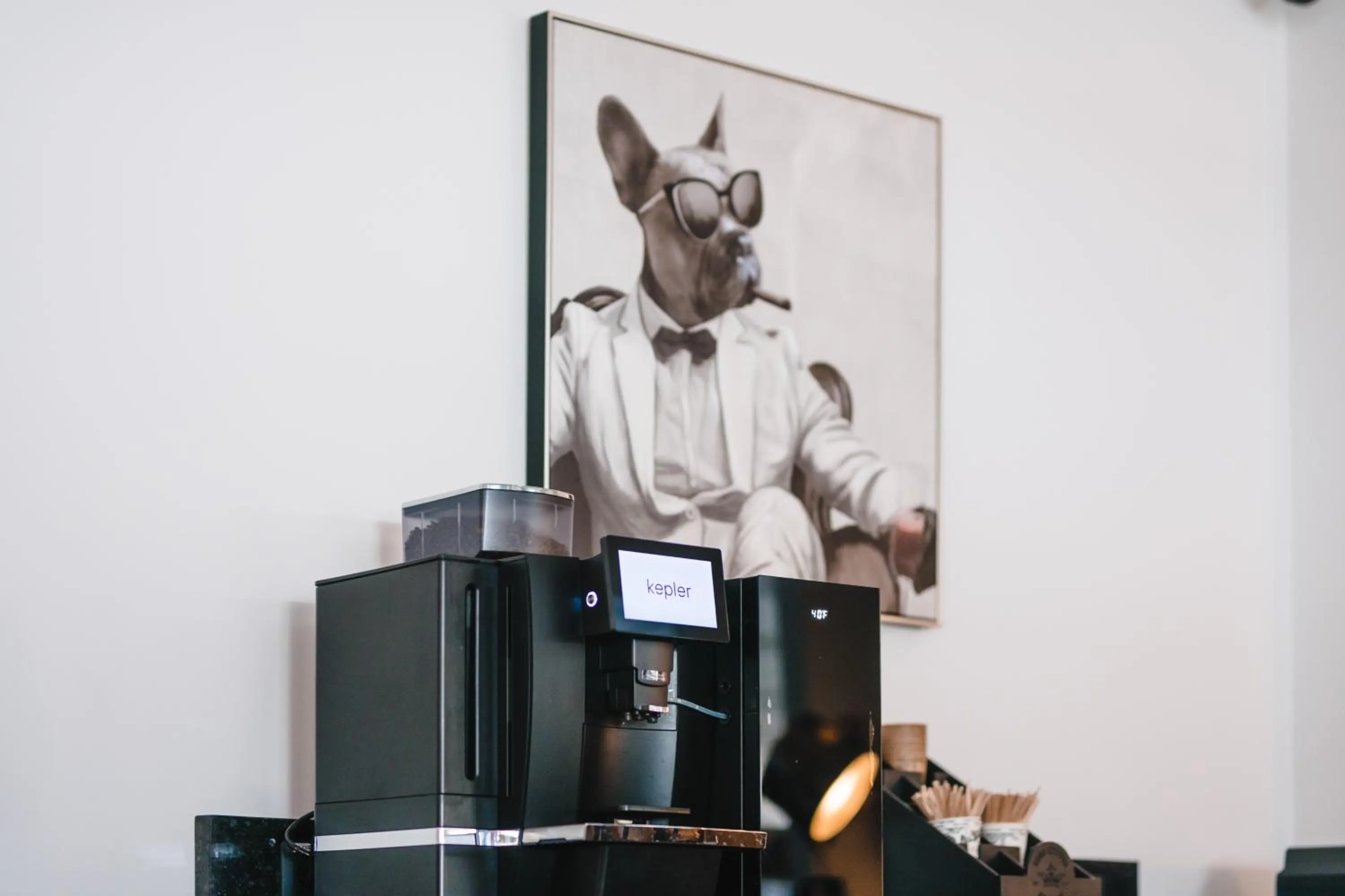 Coffee/tea facilities in Kepler Club Riga Airport Hotel - Landside Public Area