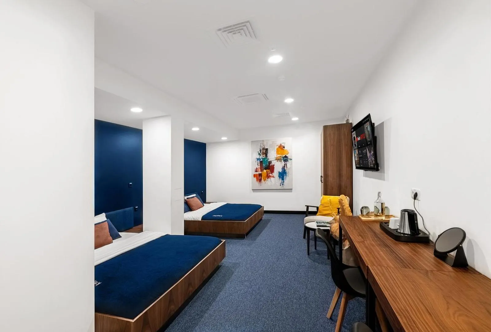 Bedroom, Bed in Kepler Club Riga Airport Hotel - Landside Public Area