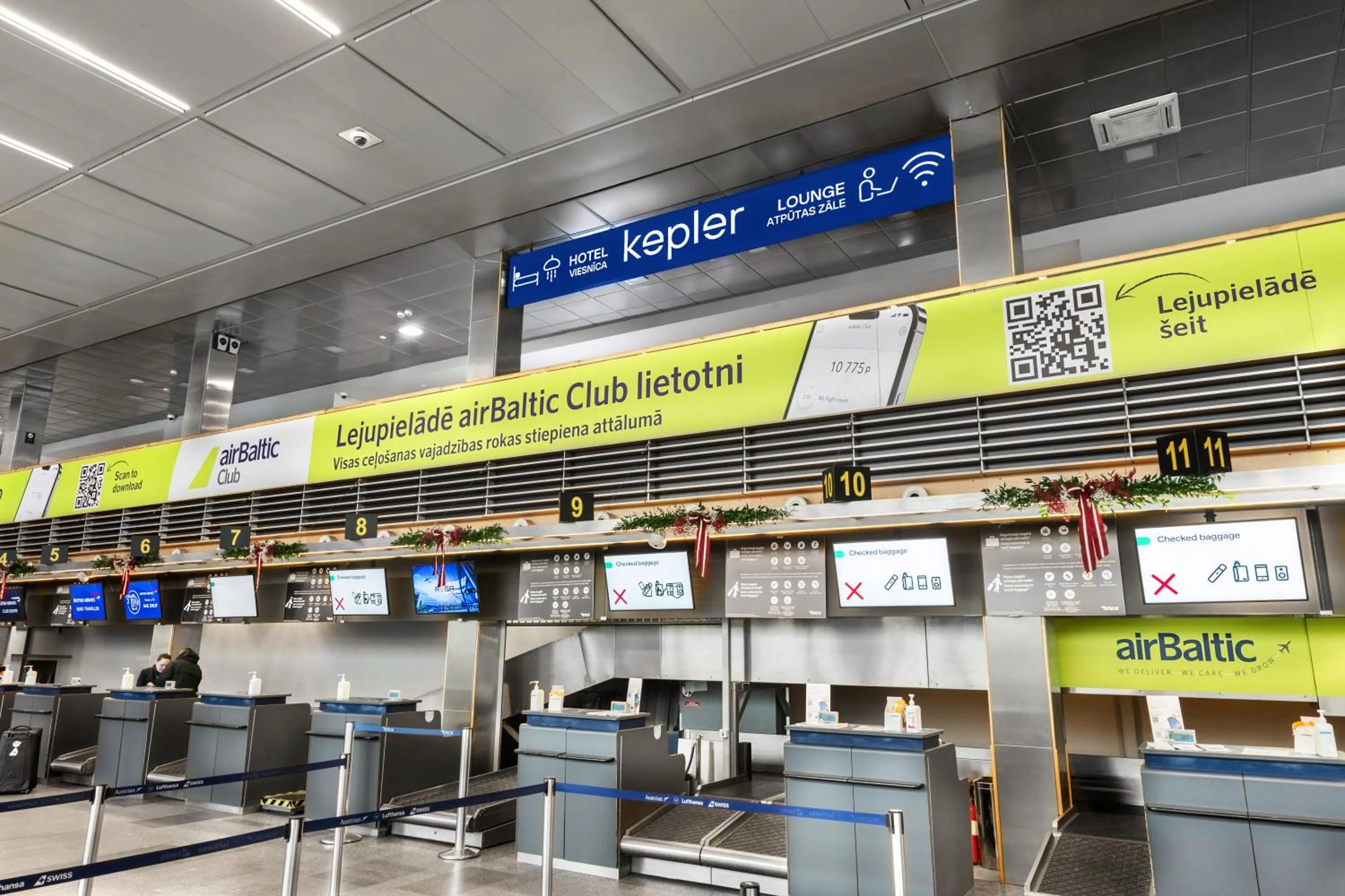 Property building in Kepler Club Riga Airport Hotel - Landside Public Area