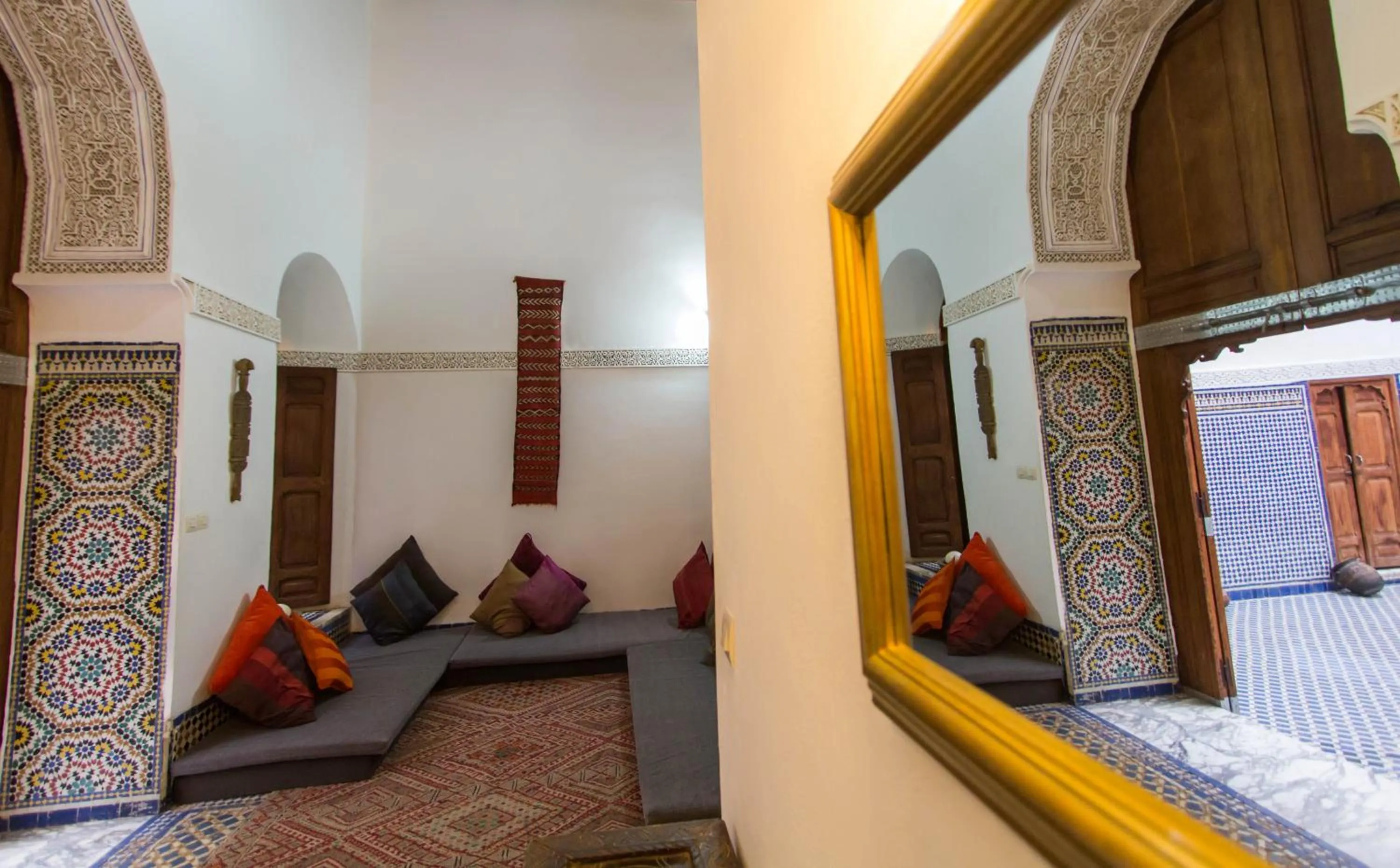 Decorative detail, Seating Area in Dar Nejma