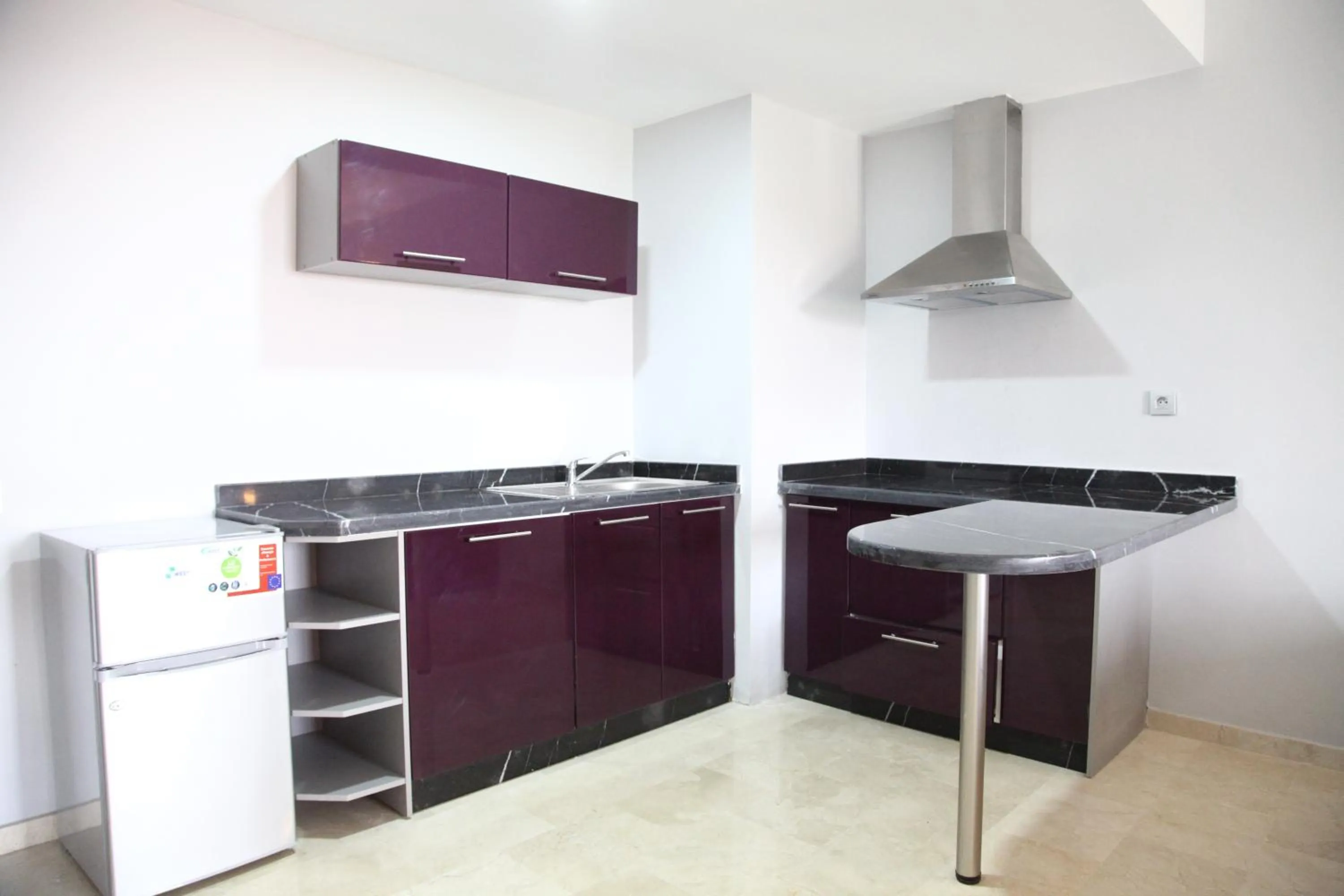 Kitchen or kitchenette in Palm Appart Hôtel Marrakech