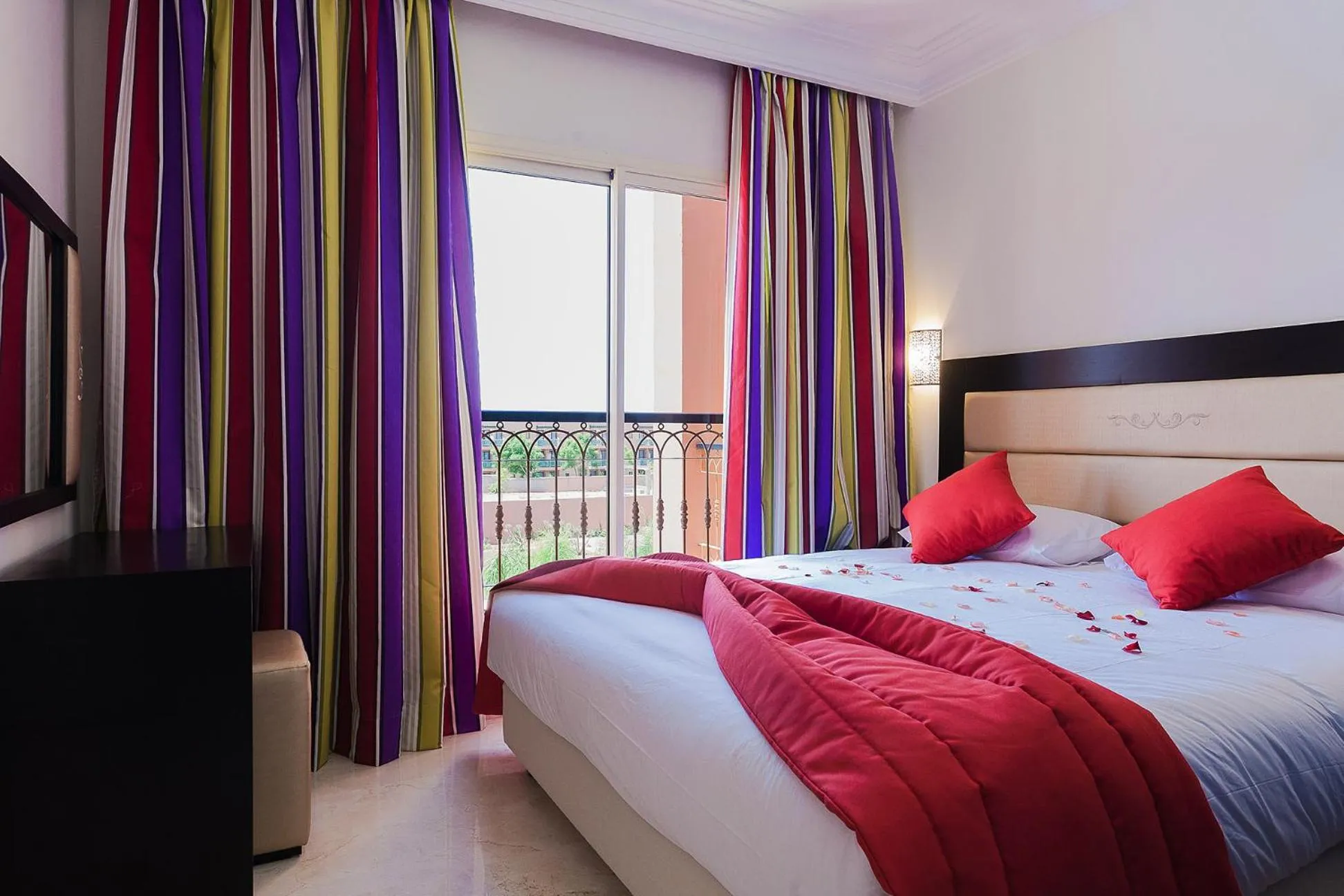 Bed in Palm Appart Hôtel Marrakech