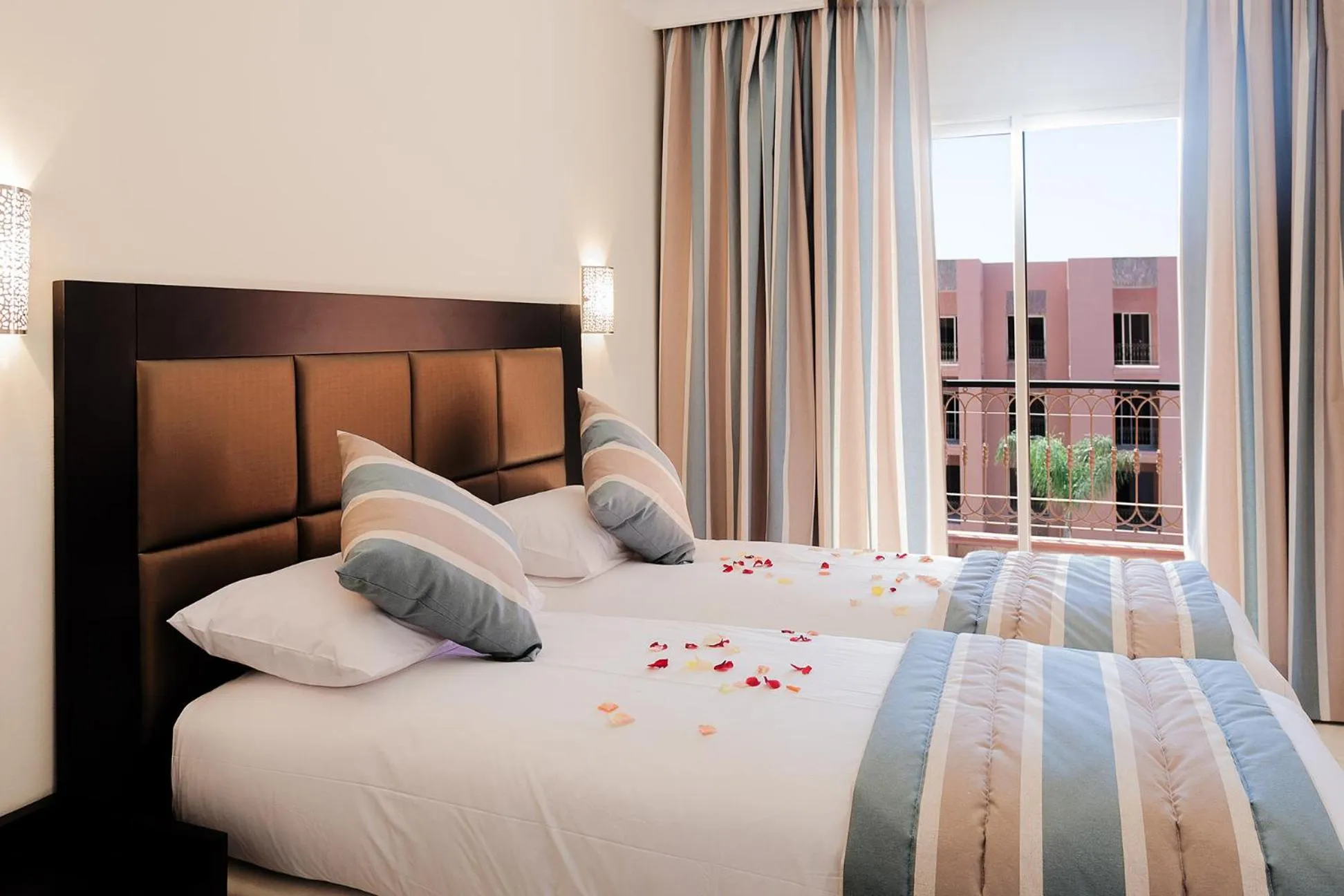 Bed in Palm Appart Hôtel Marrakech