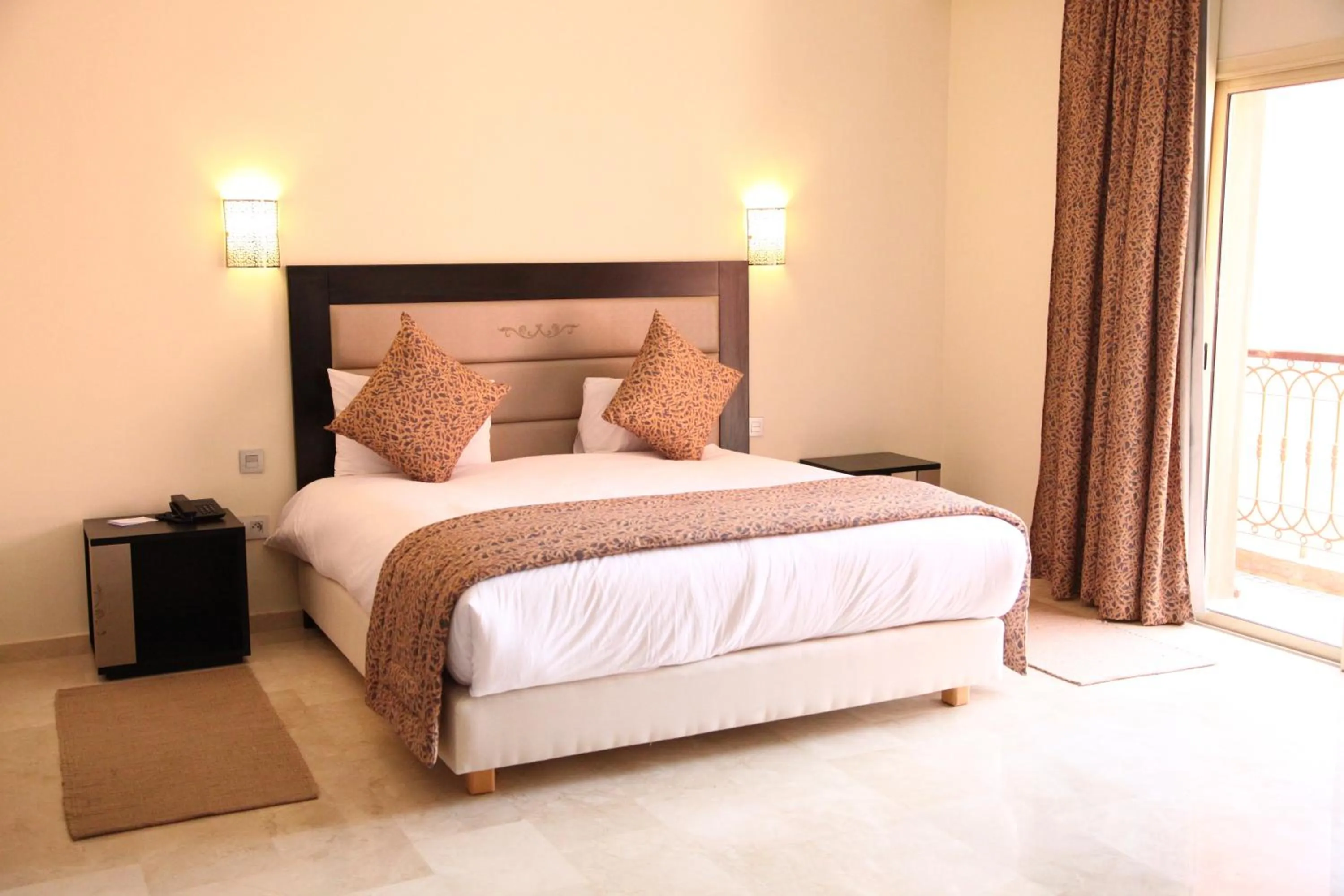 Bed in Palm Appart Hôtel Marrakech