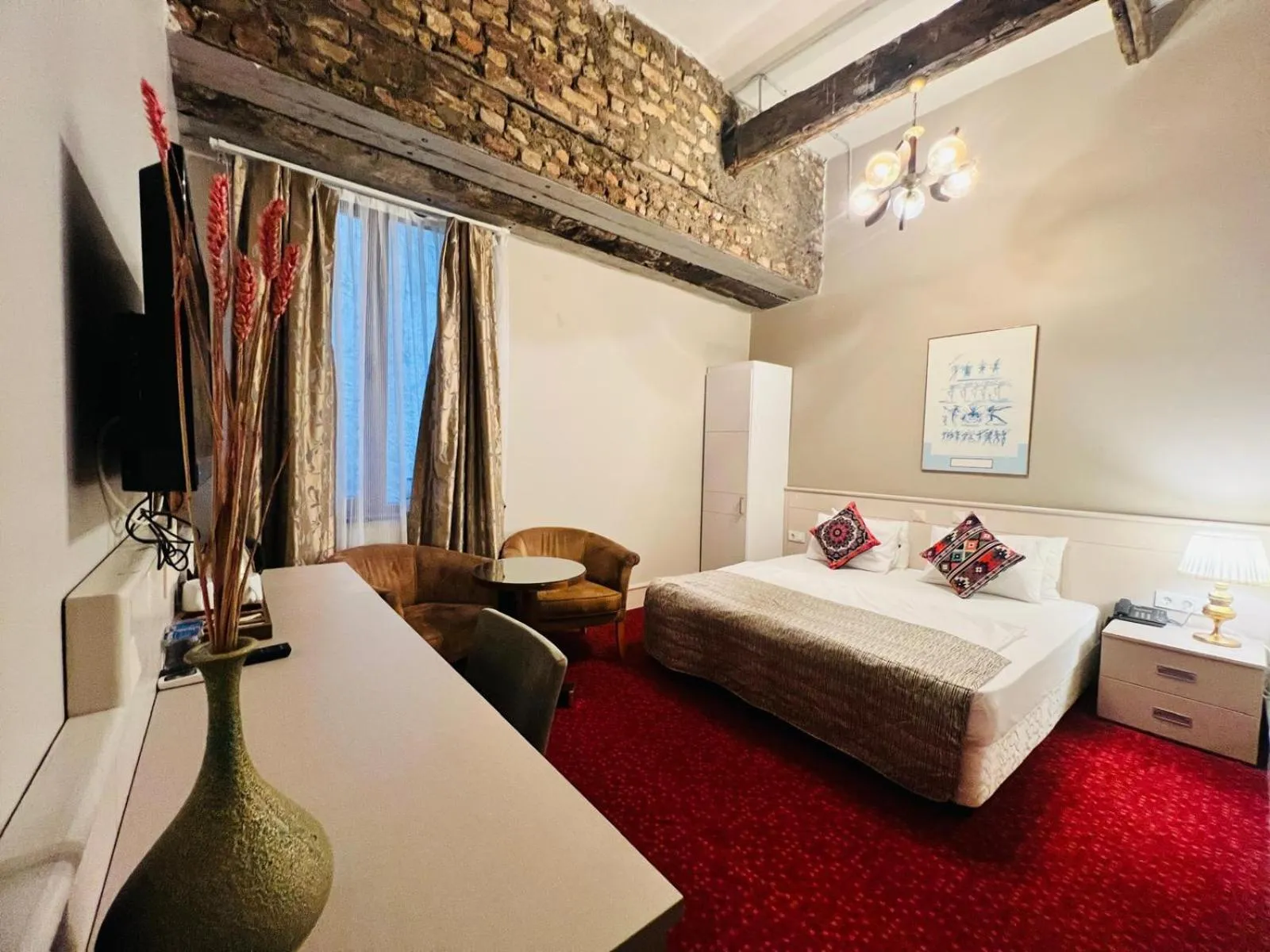 Bed in Aria Palace Taksim