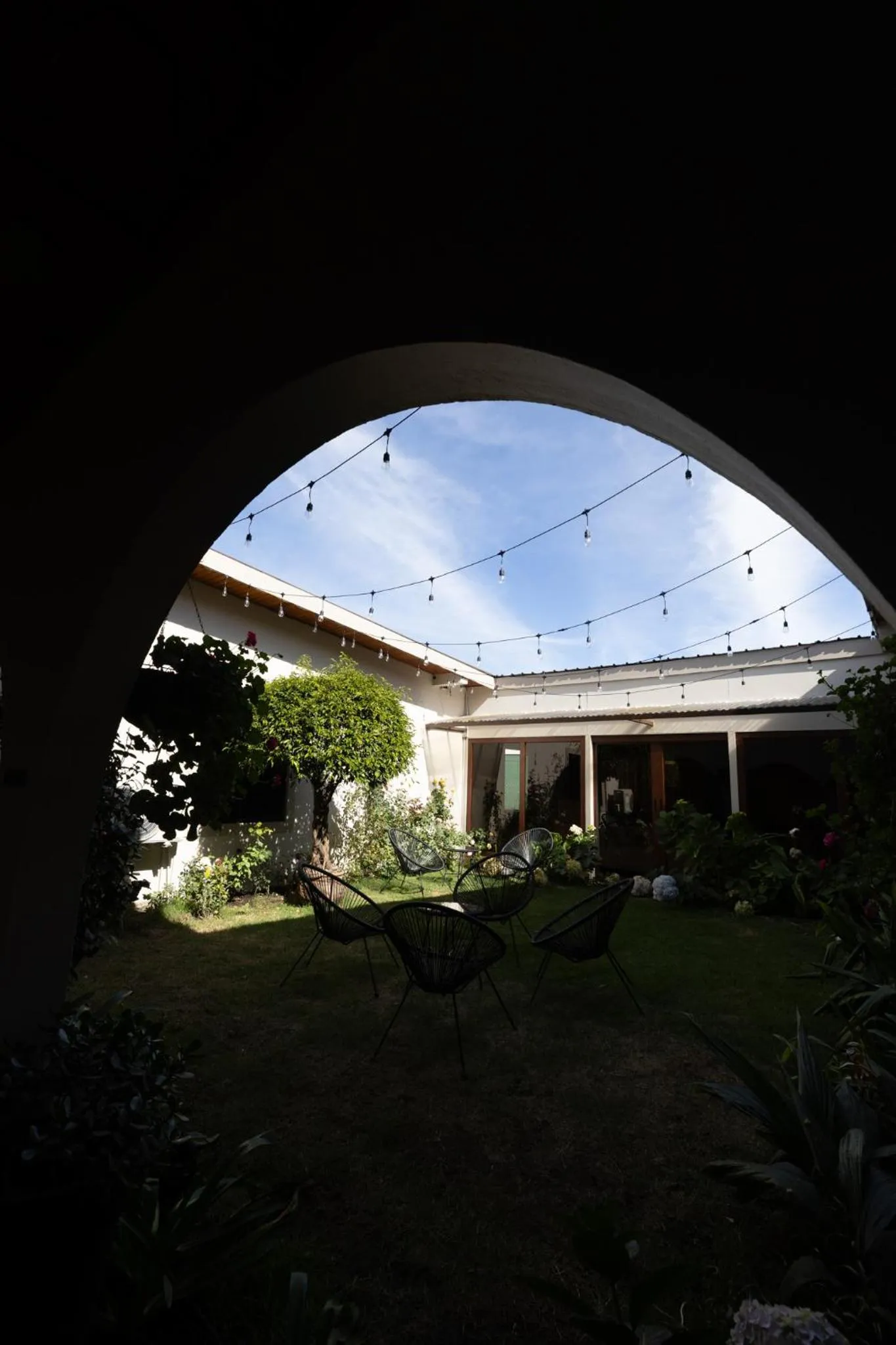 Patio in Hotel Boutique Rebequet