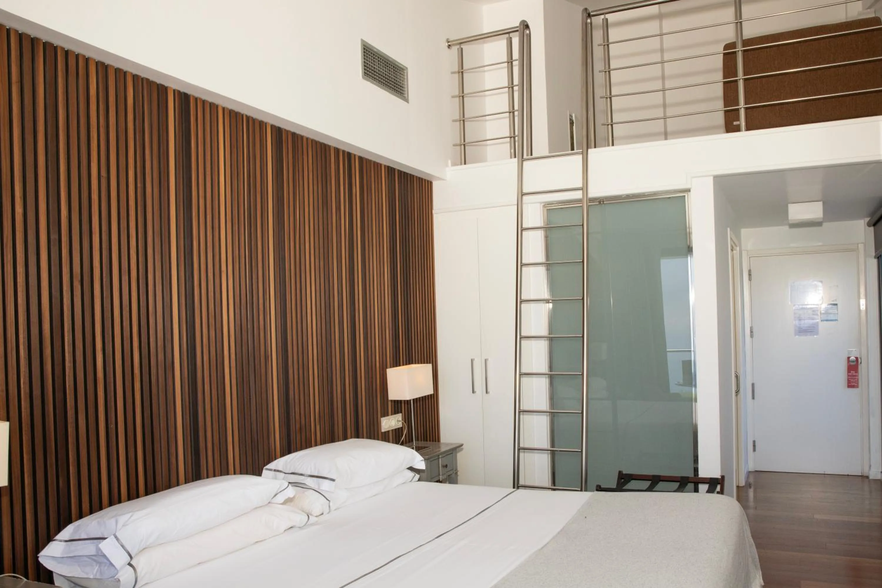 Decorative detail, Bed in Hotel Arbe