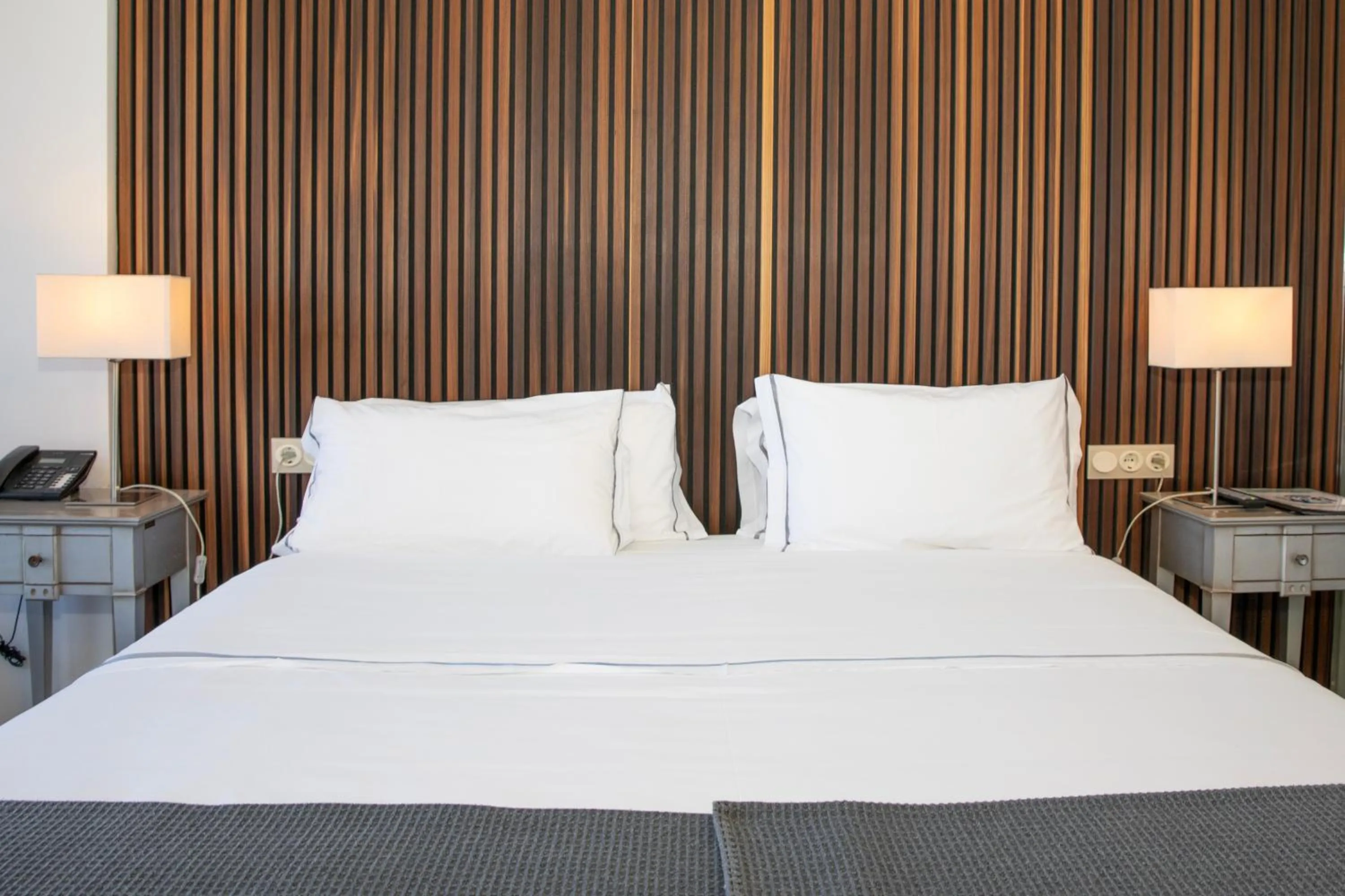 Decorative detail, Bed in Hotel Arbe