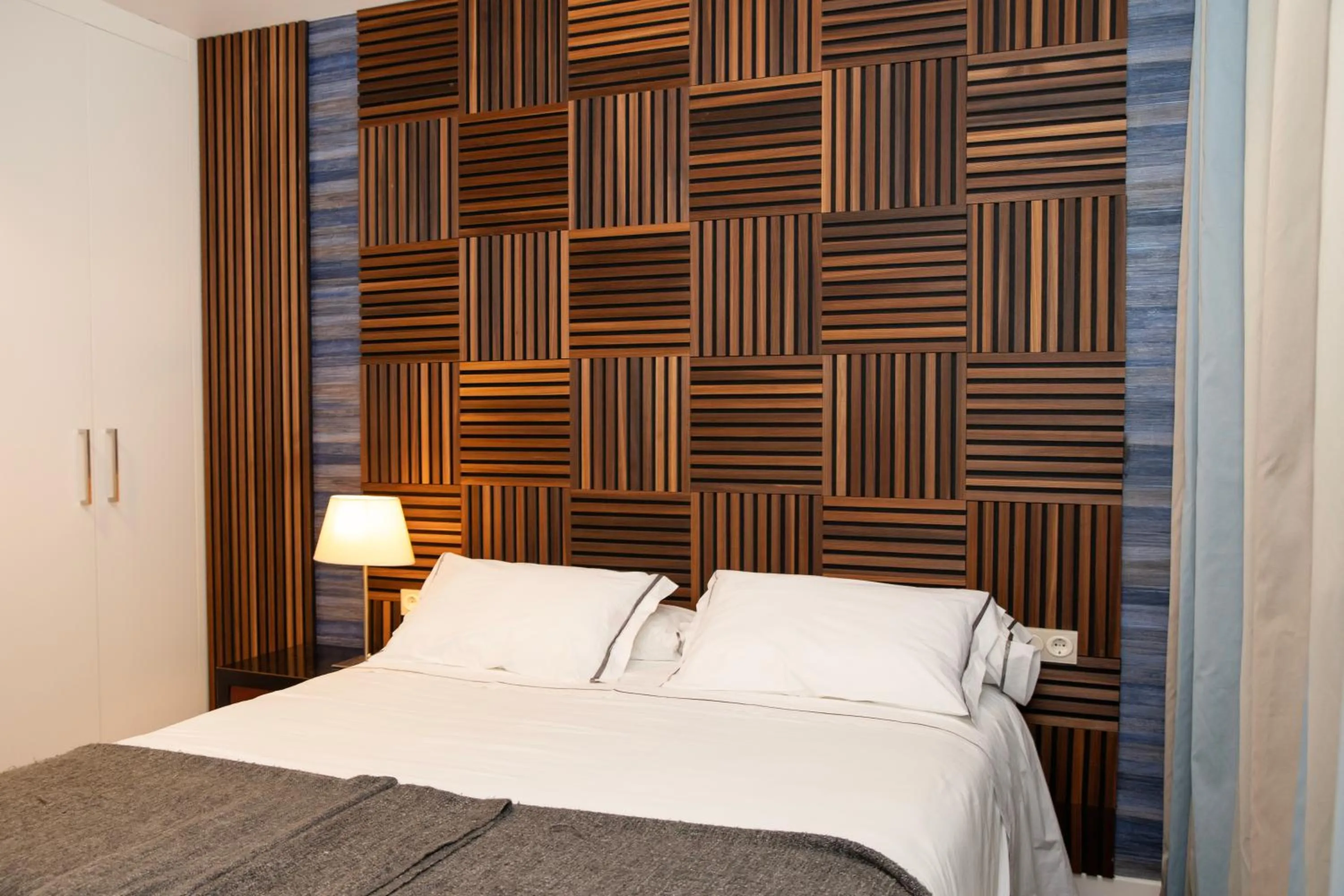 Inner courtyard view, Bed in Hotel Arbe