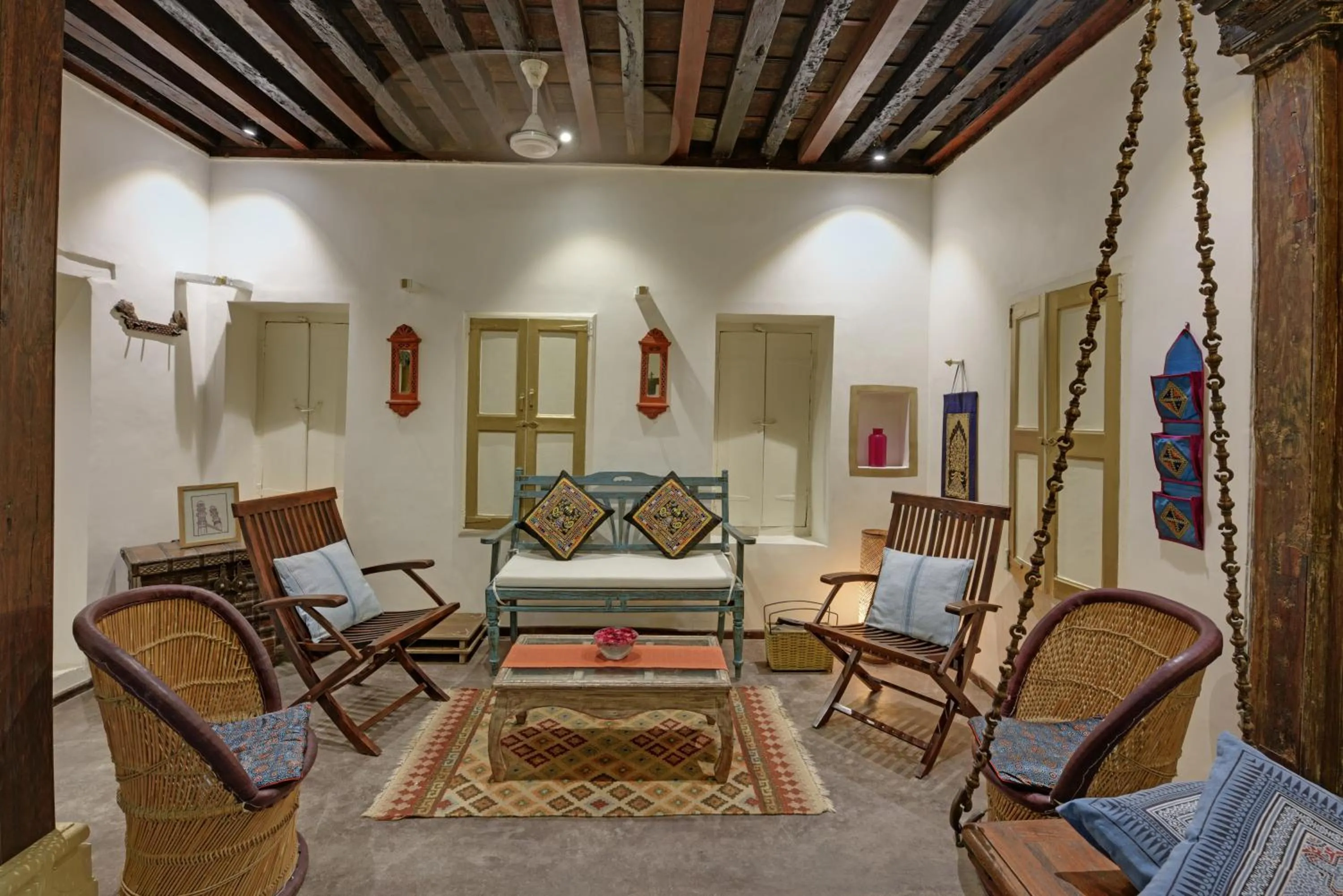 Seating area in French Haveli