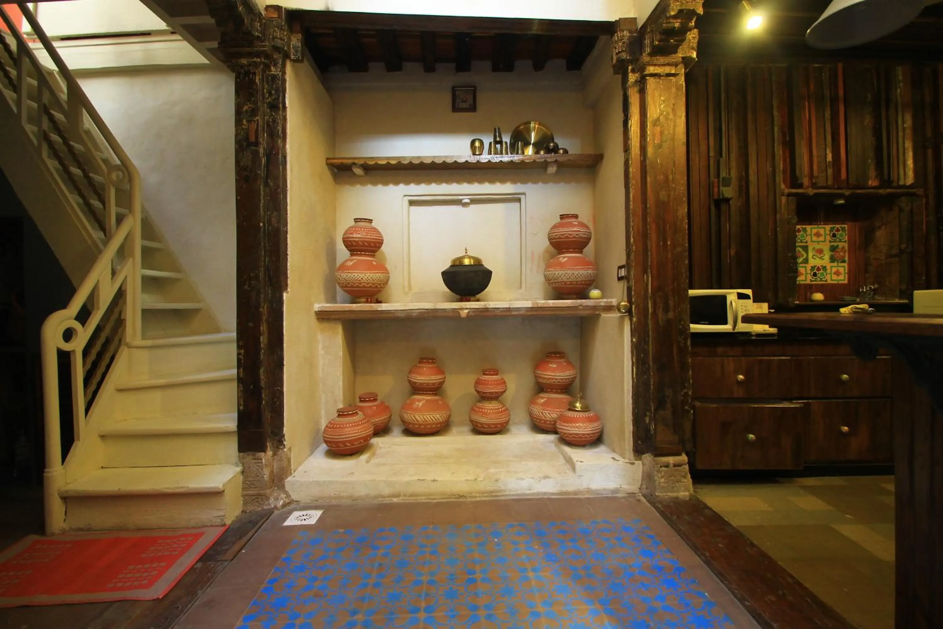 Lobby or reception in French Haveli