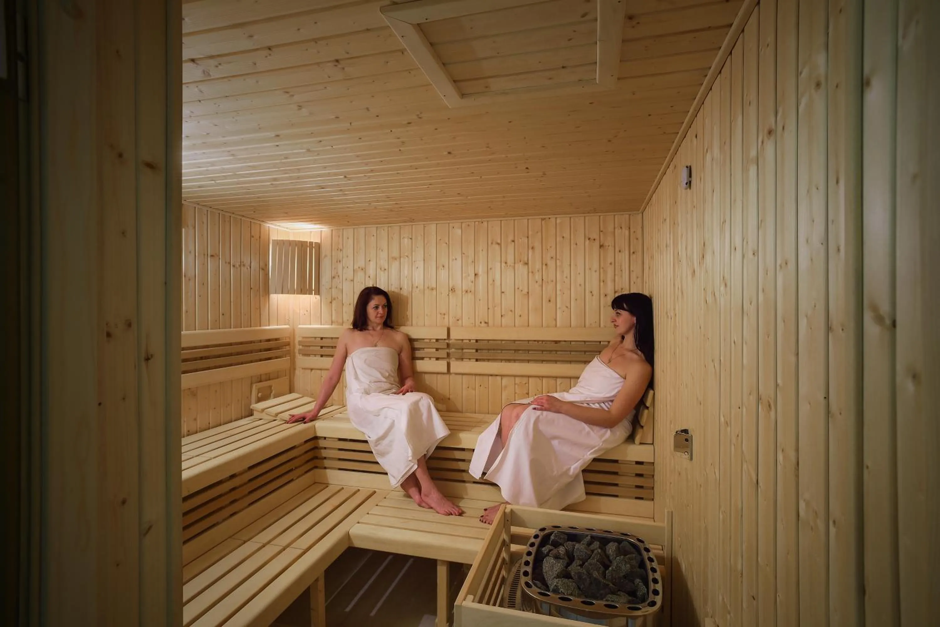 Sauna in Amantis Vital Sport Hotel