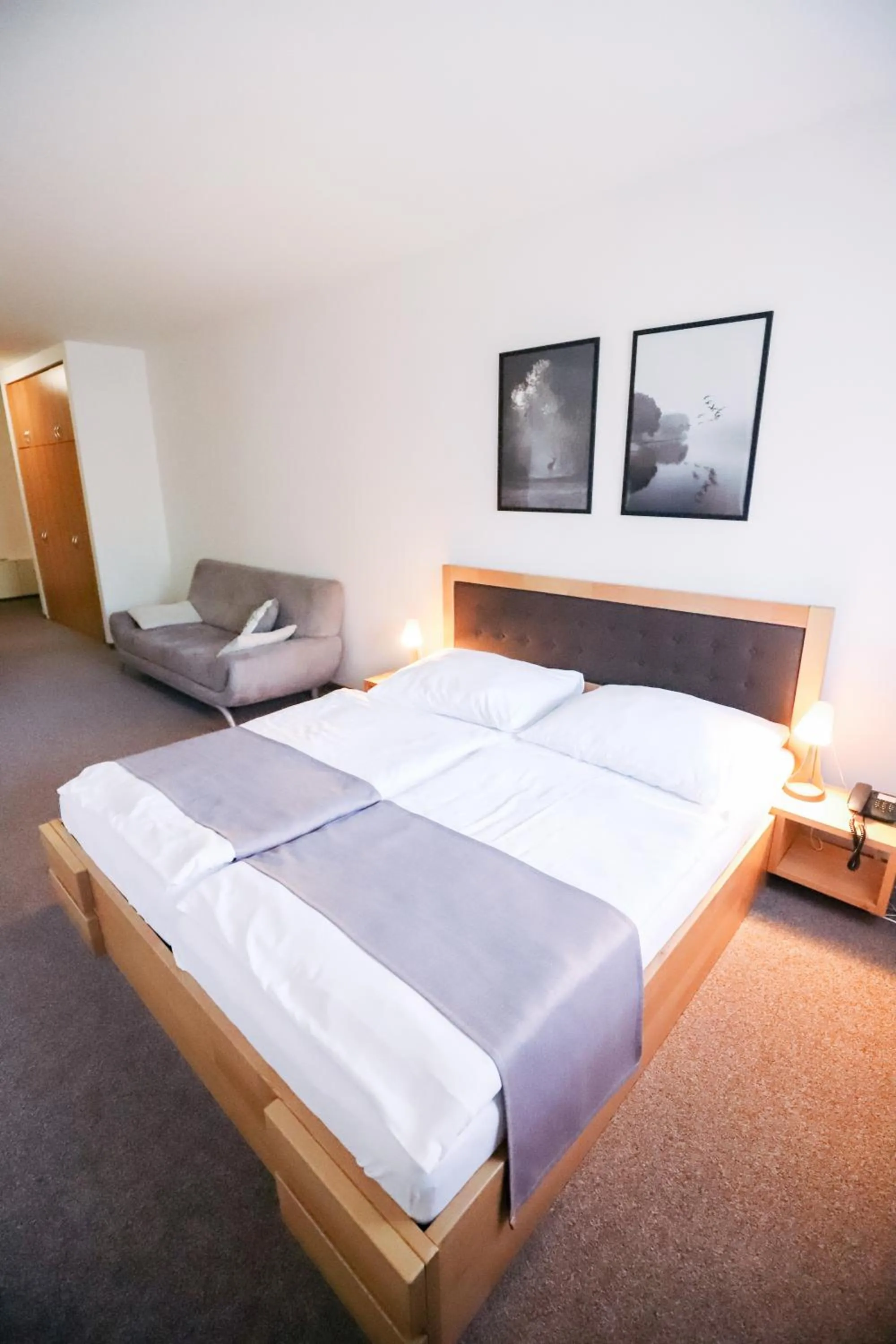 Bed in Amantis Vital Sport Hotel