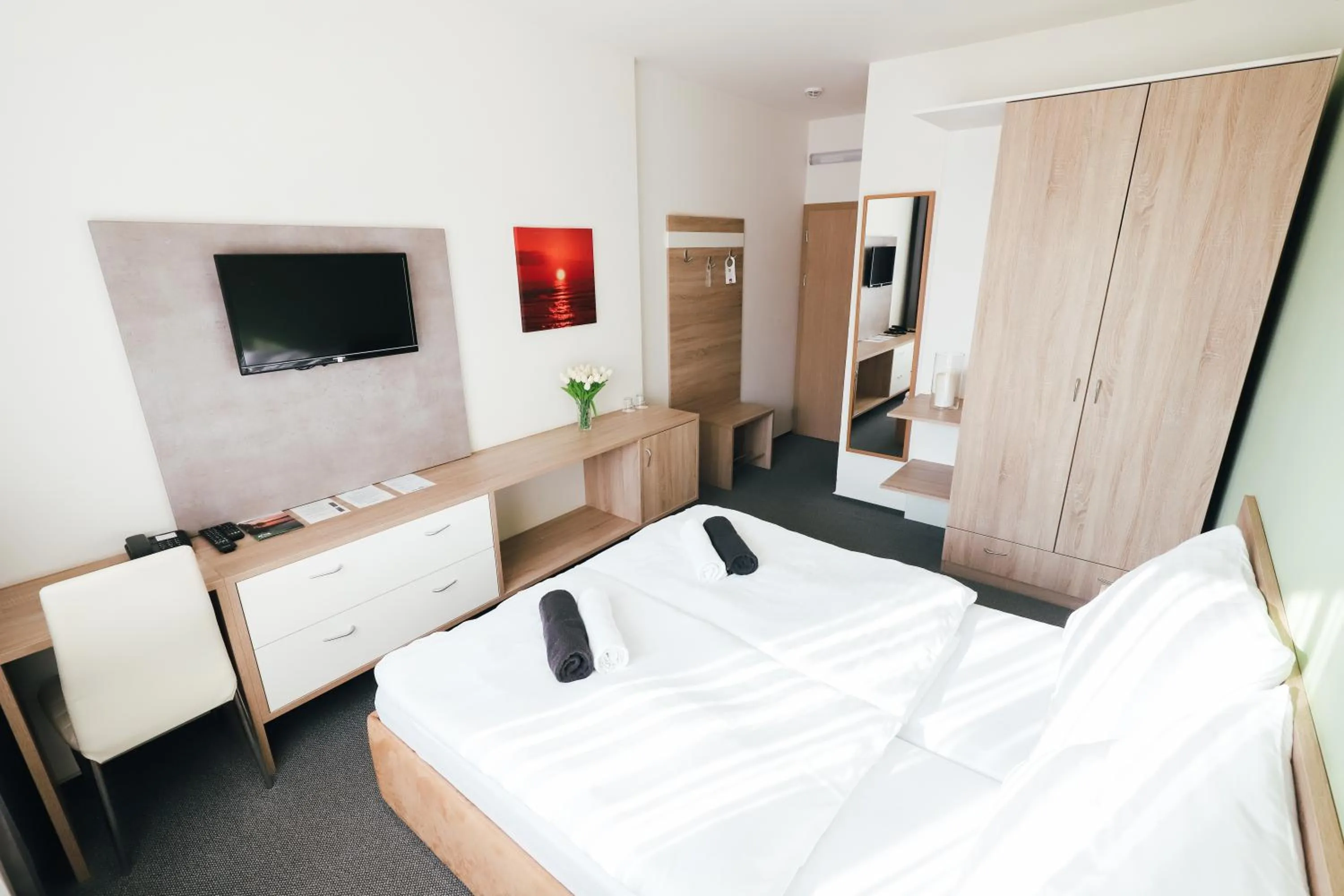 Bed in Amantis Vital Sport Hotel