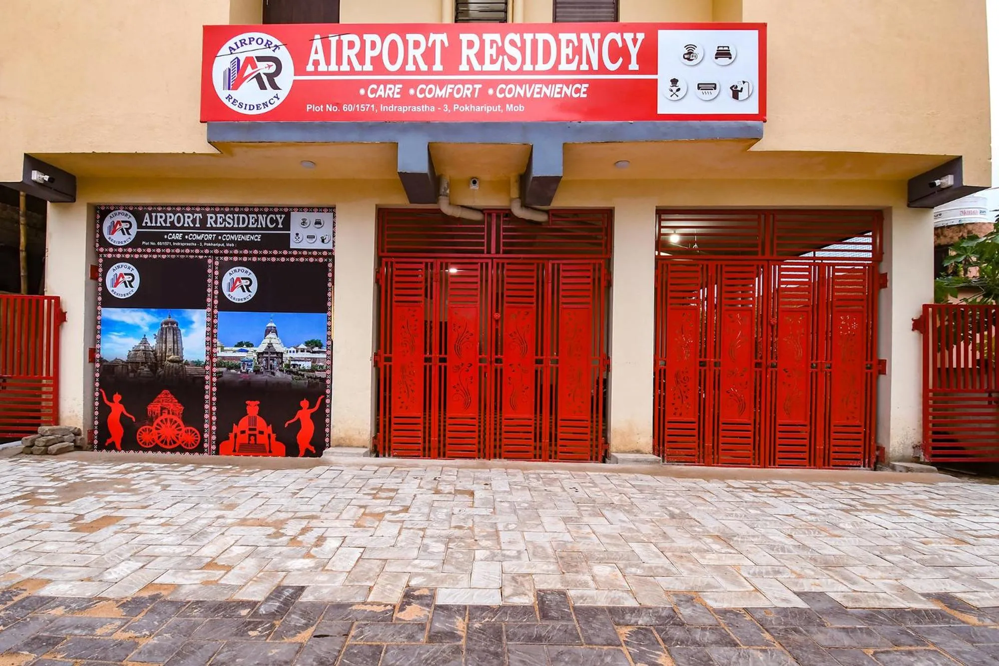 Facade/entrance in FabHotel Airport Residency I