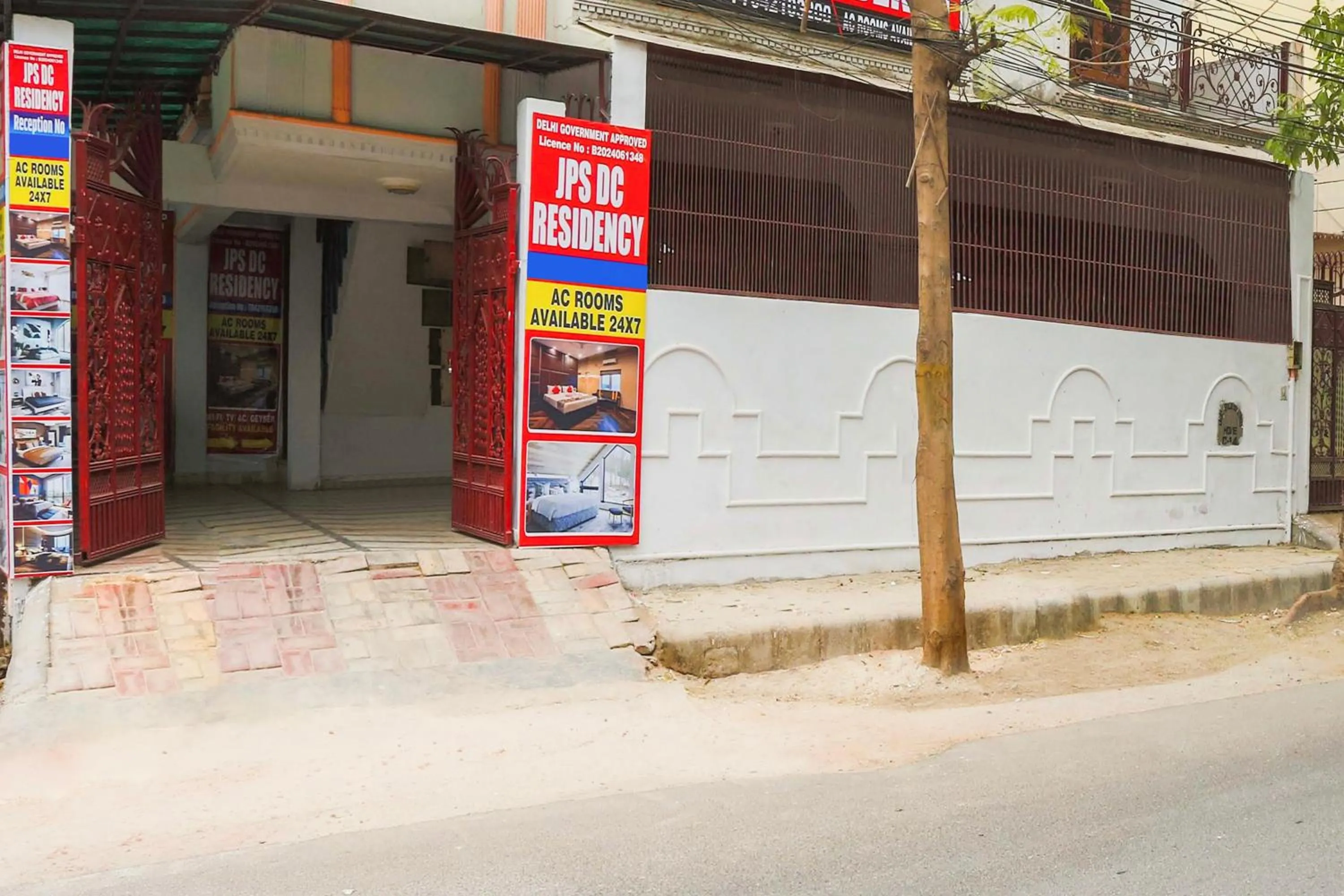 Facade/entrance in Hotel O JPS DC RESIDENCY