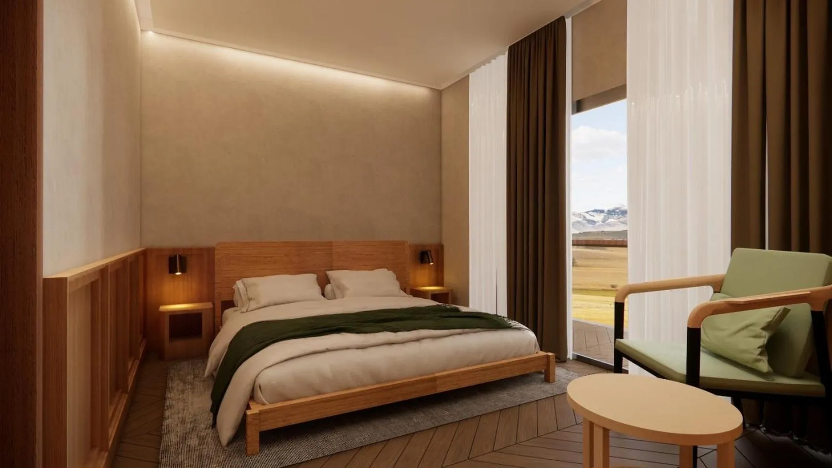 Bed in The Willoughby Maerim Hotel