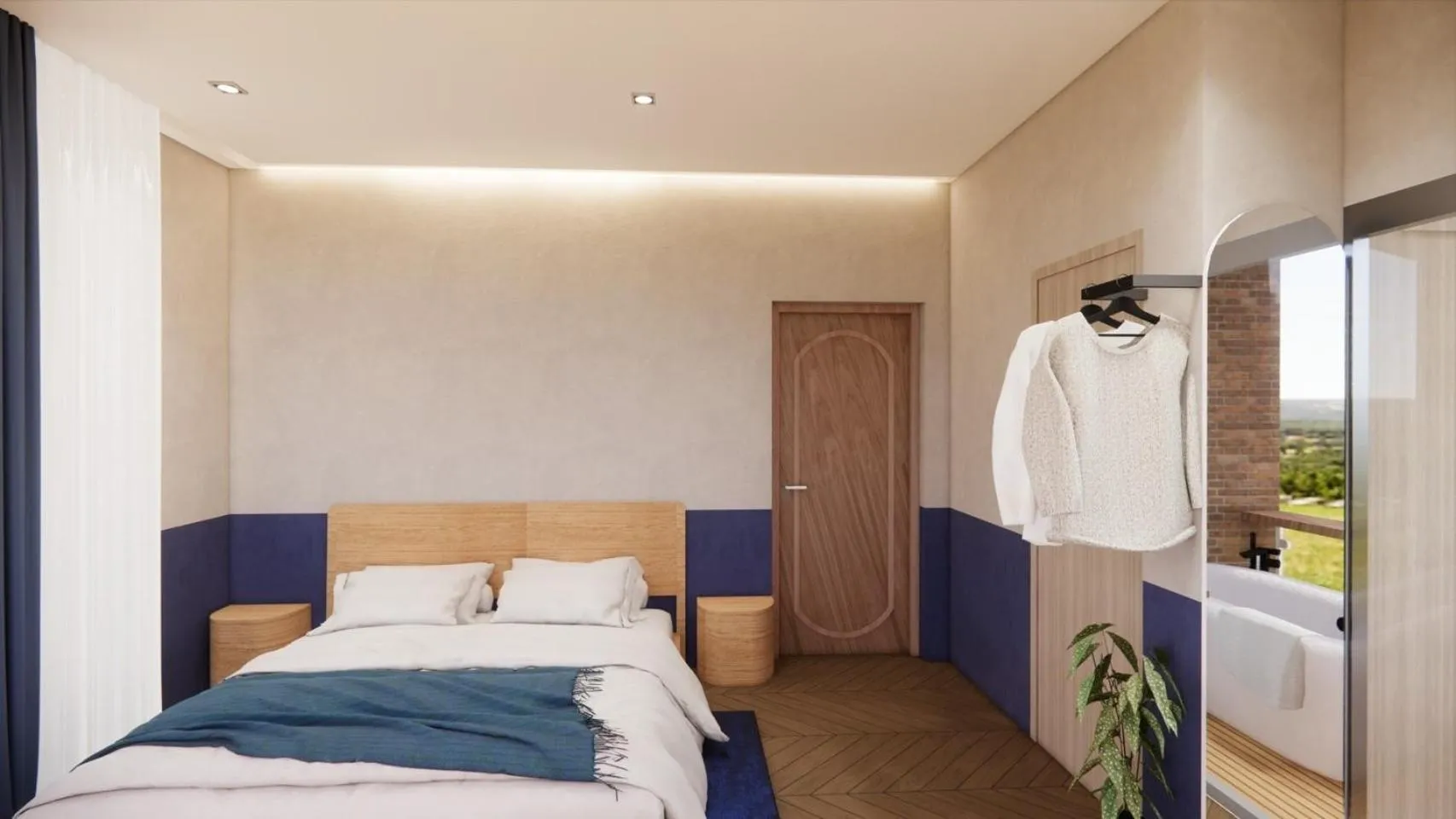 Bed in The Willoughby Maerim Hotel