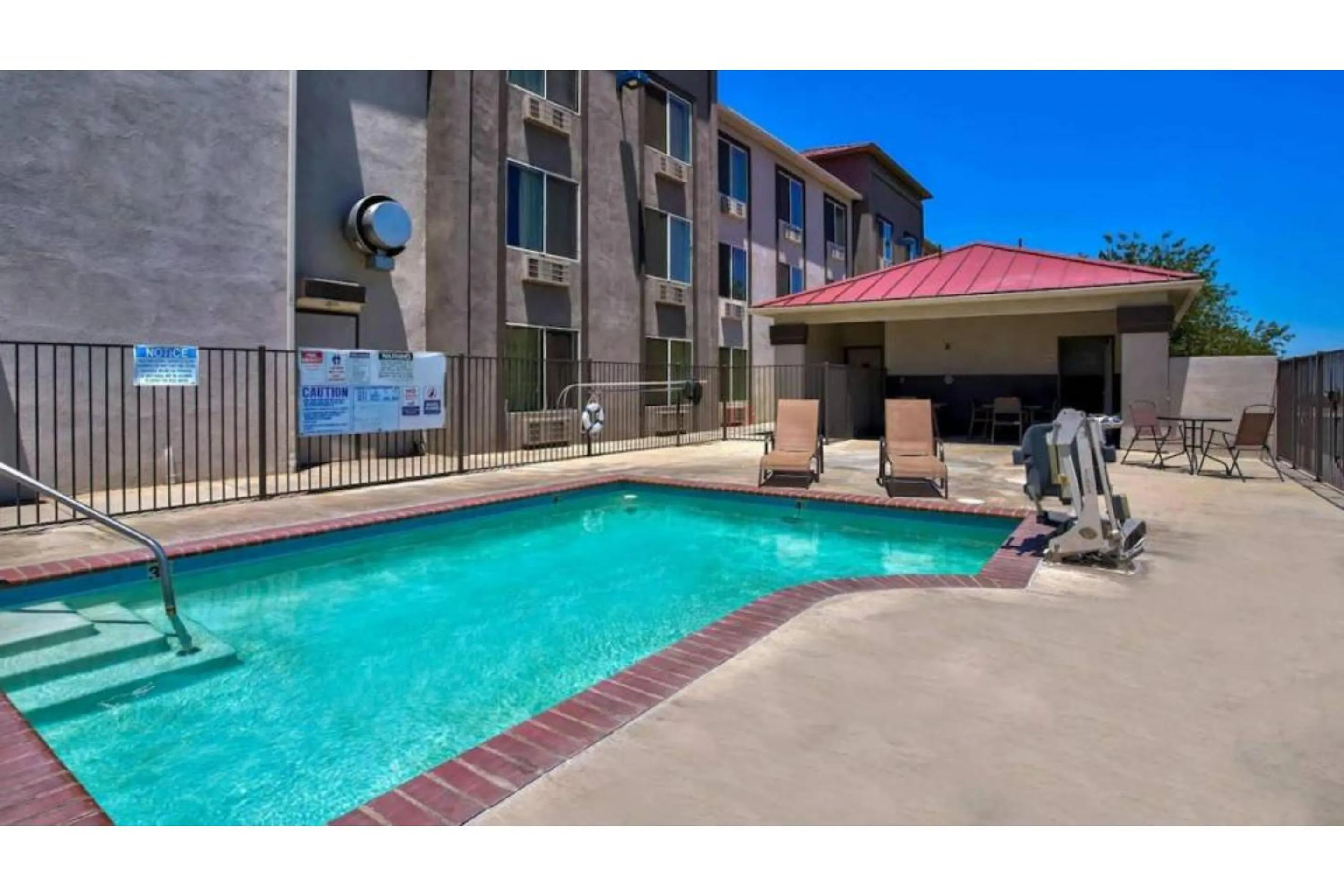 Swimming pool in Studio 6 Suites Hesperia, CA West Main Street I 15