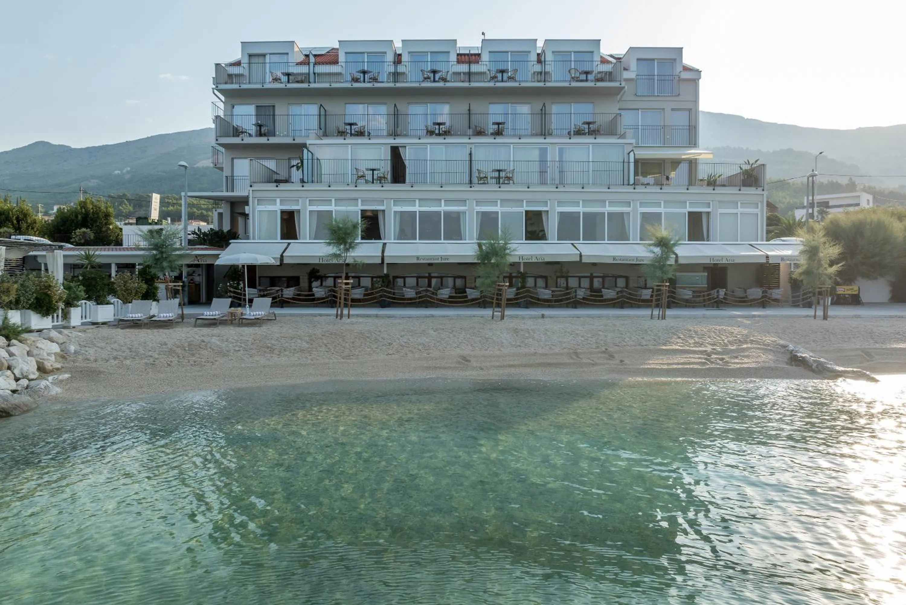 Property building in Hotel Aria