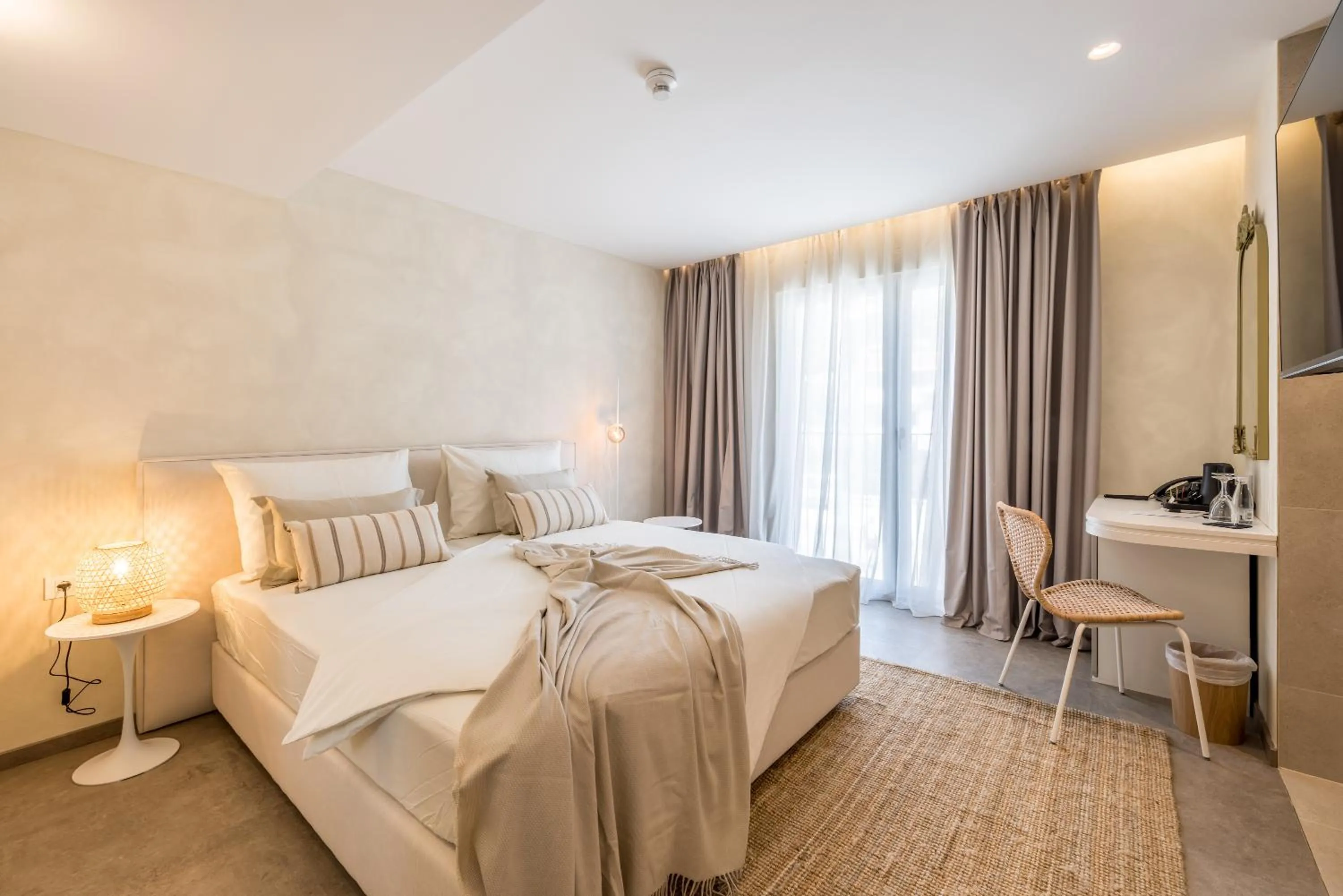 Bedroom, Bed in Hotel Aria